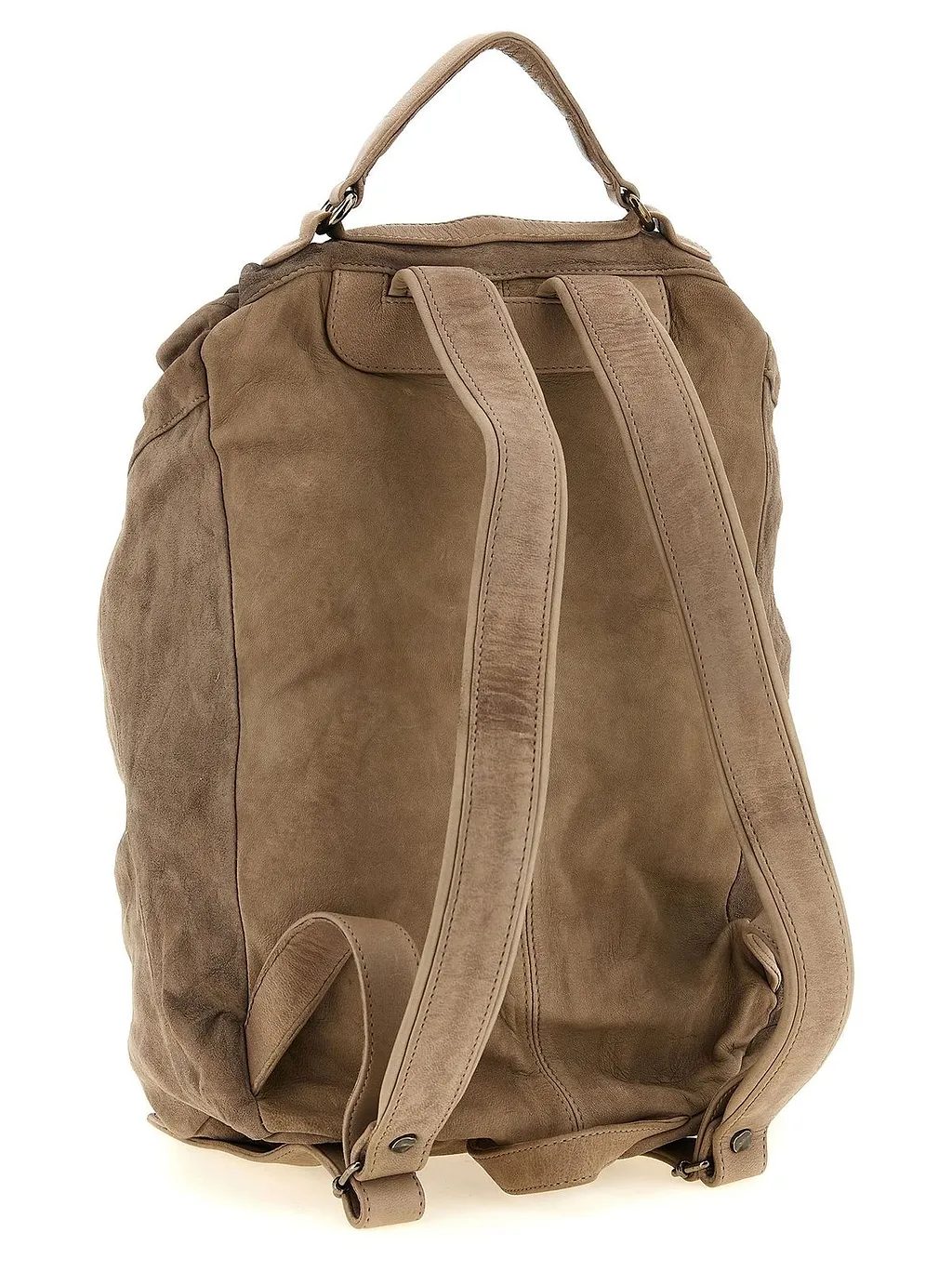 Giorgio Brato Logo Engraved Zipped Backpack