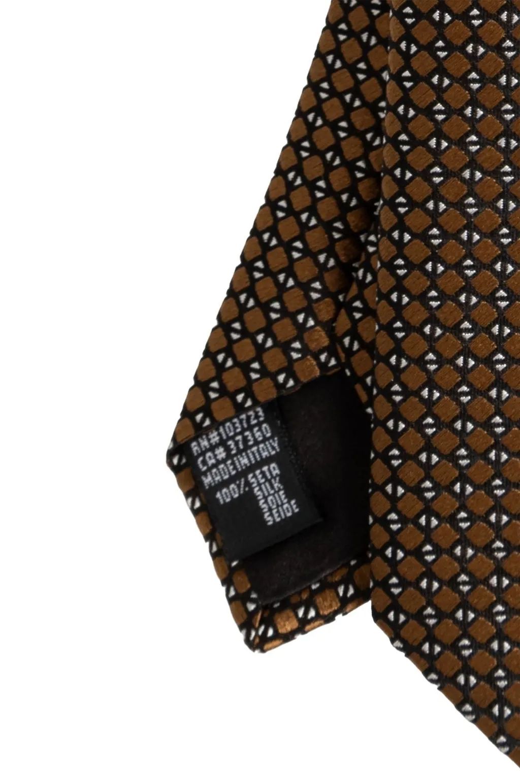 Giorgio Armani Geometric Pattern Tie