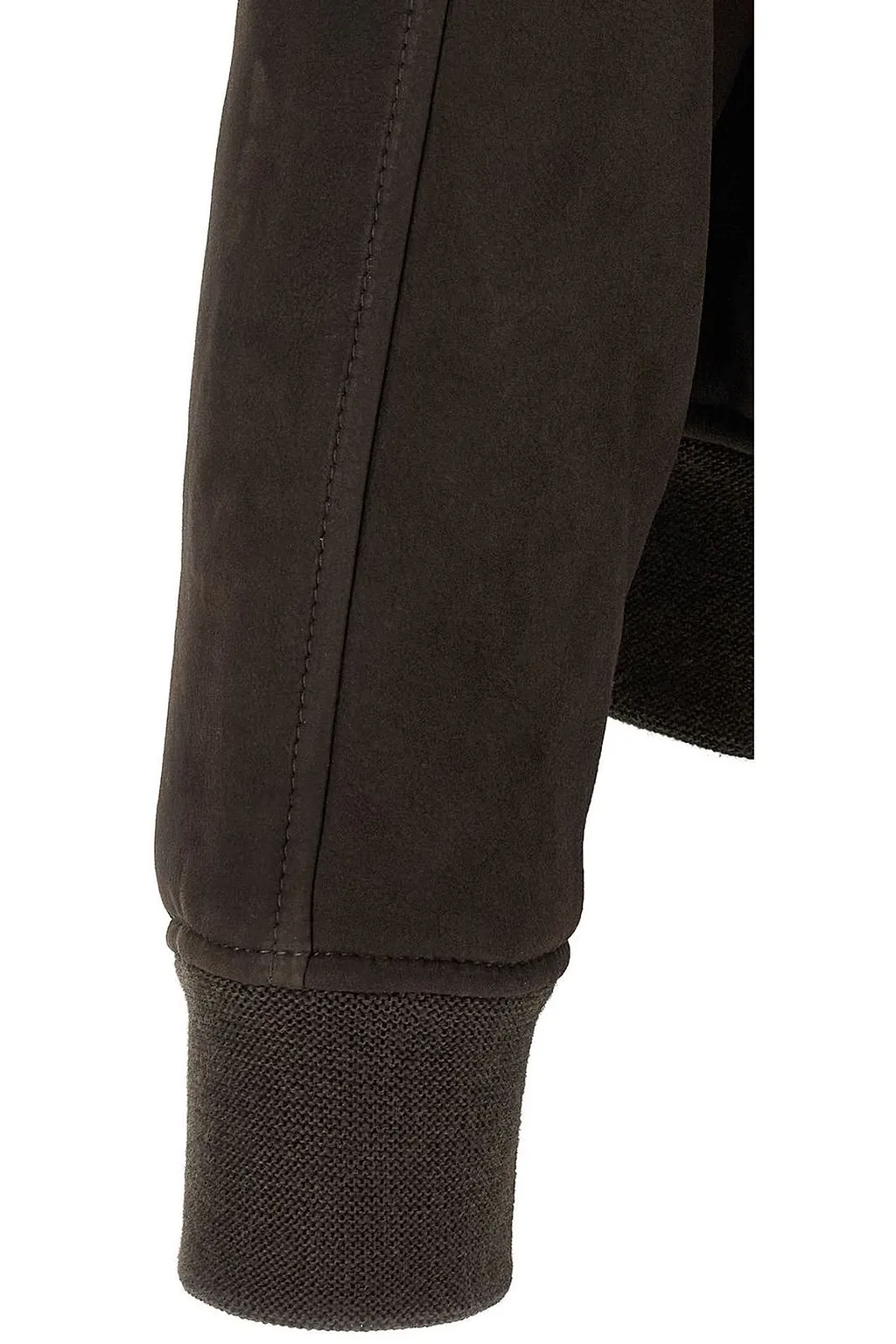 Giorgio Brato Shearling Collar Suede Jacket
