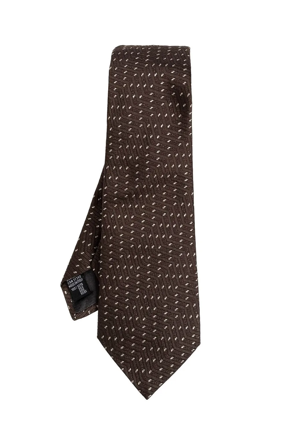 Giorgio Armani Geometric Pattern Tie