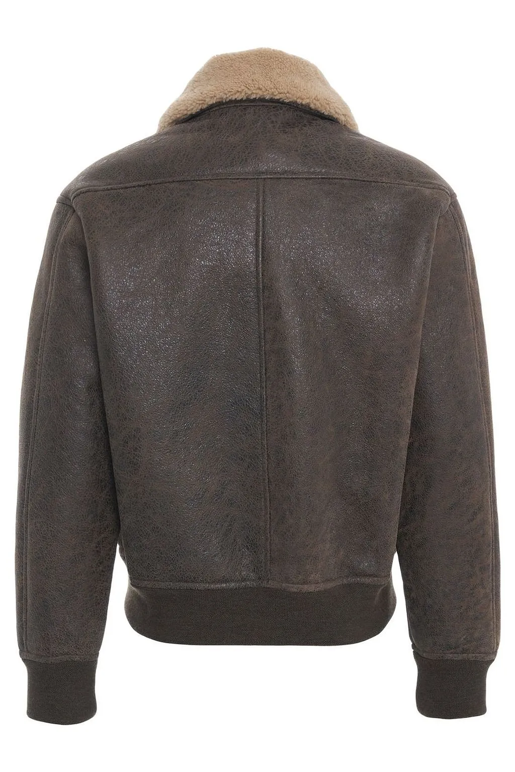 Giorgio Brato Shearling Zipped Bomber Jacket