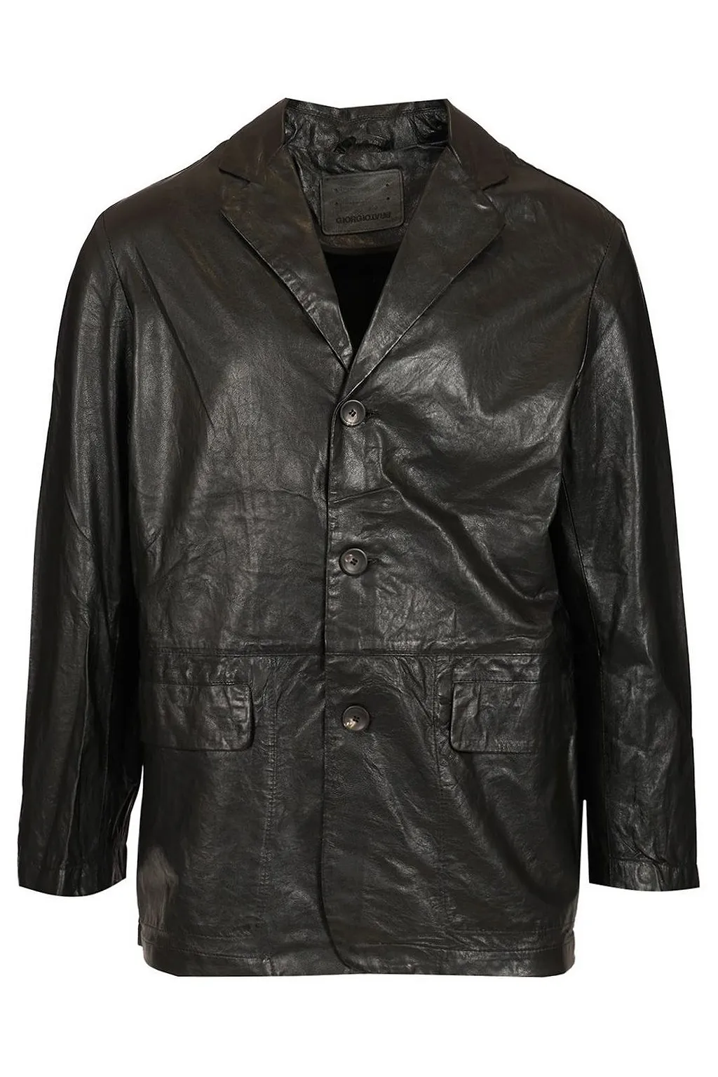 Giorgio Brato Wrinkled Lamb Blazer
