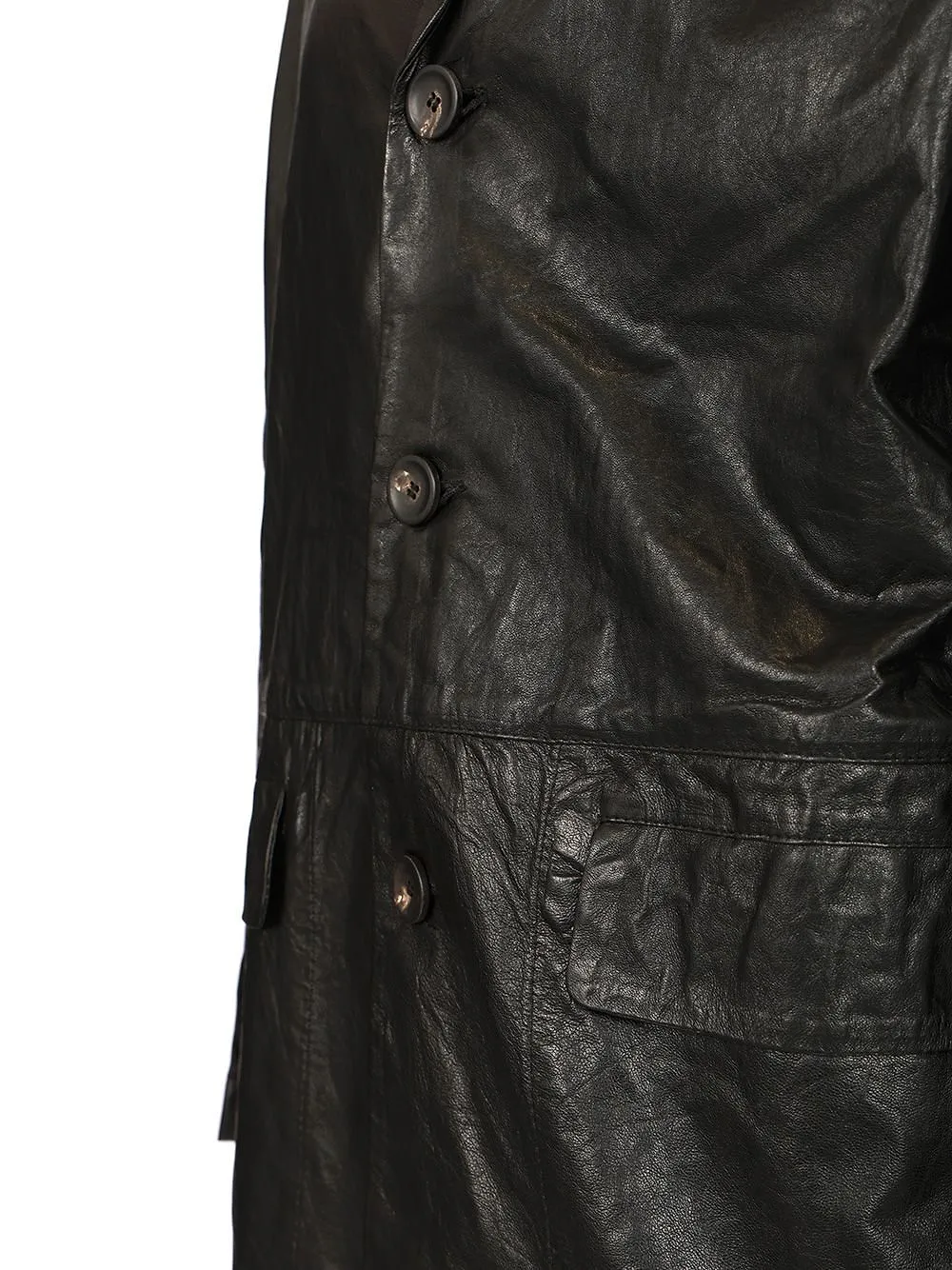 Giorgio Brato Wrinkled Lamb Blazer