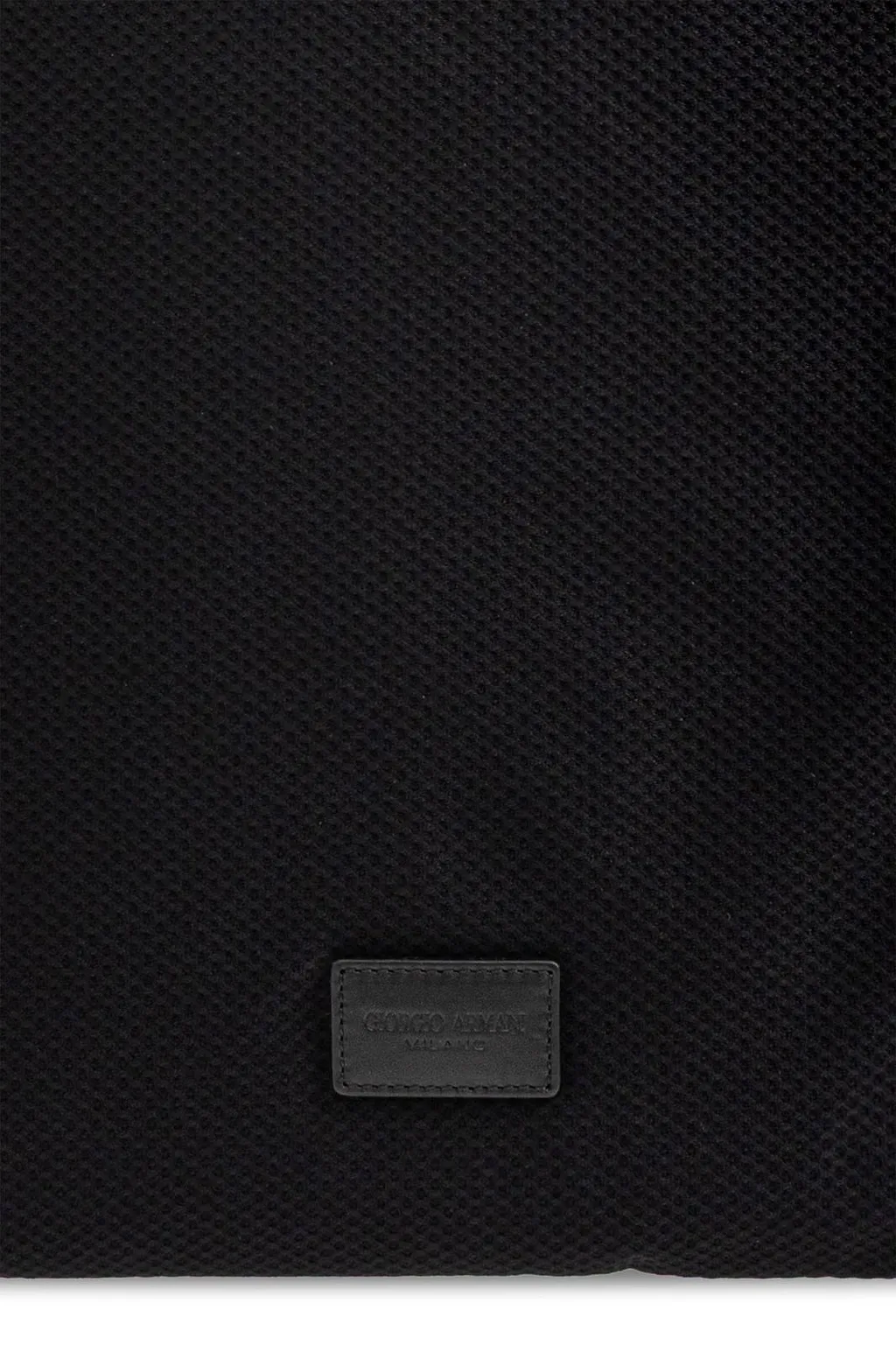 Giorgio Armani Logo Patch Backpack
