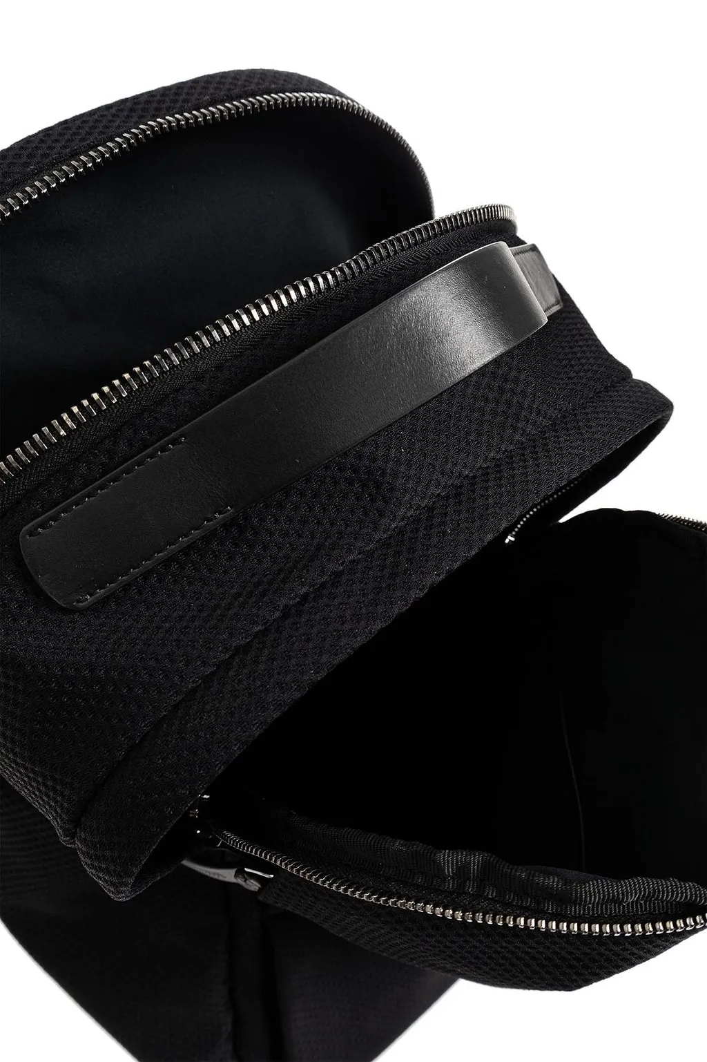 Giorgio Armani Logo Patch Backpack