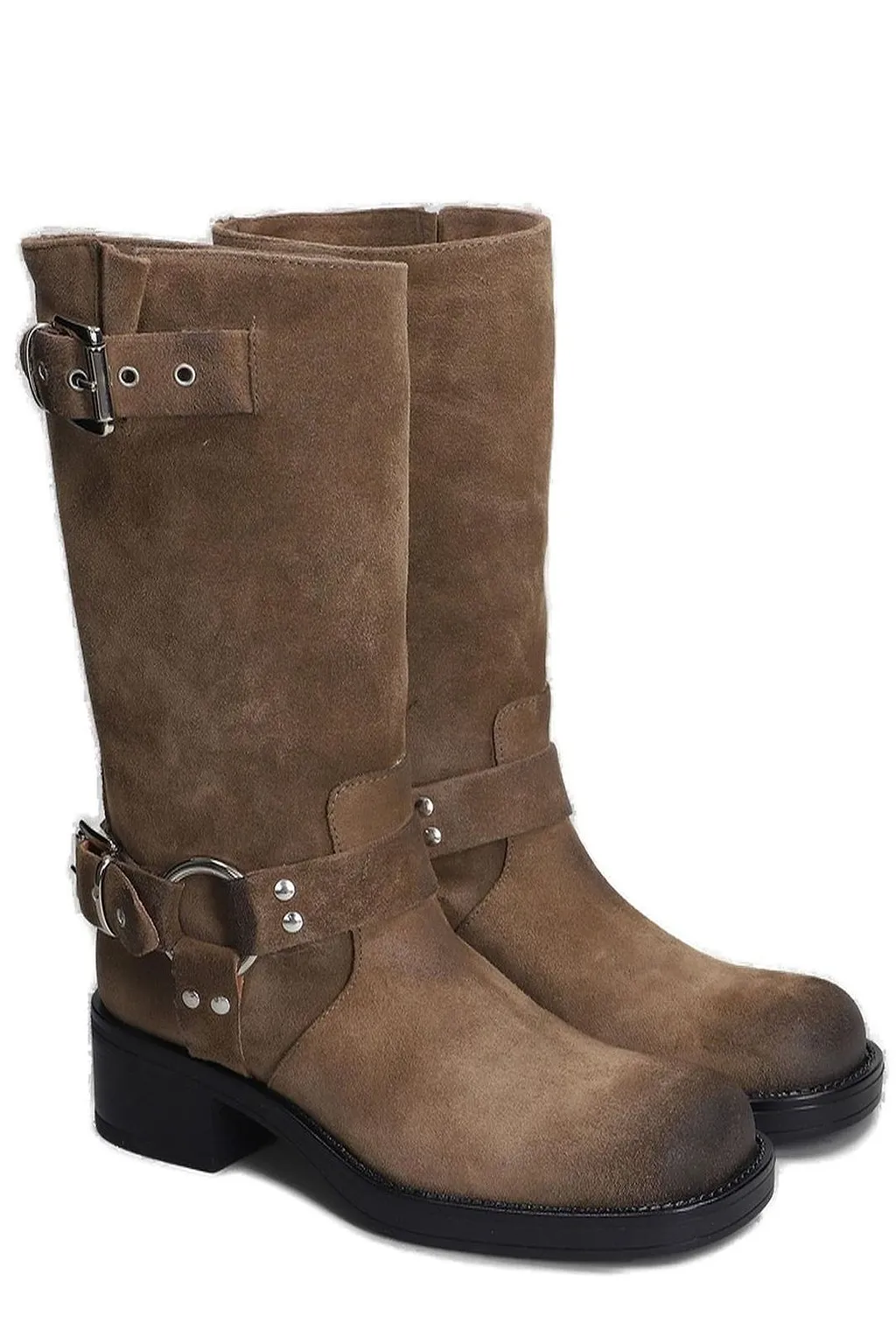 Chester Low Heeled Biker Boots