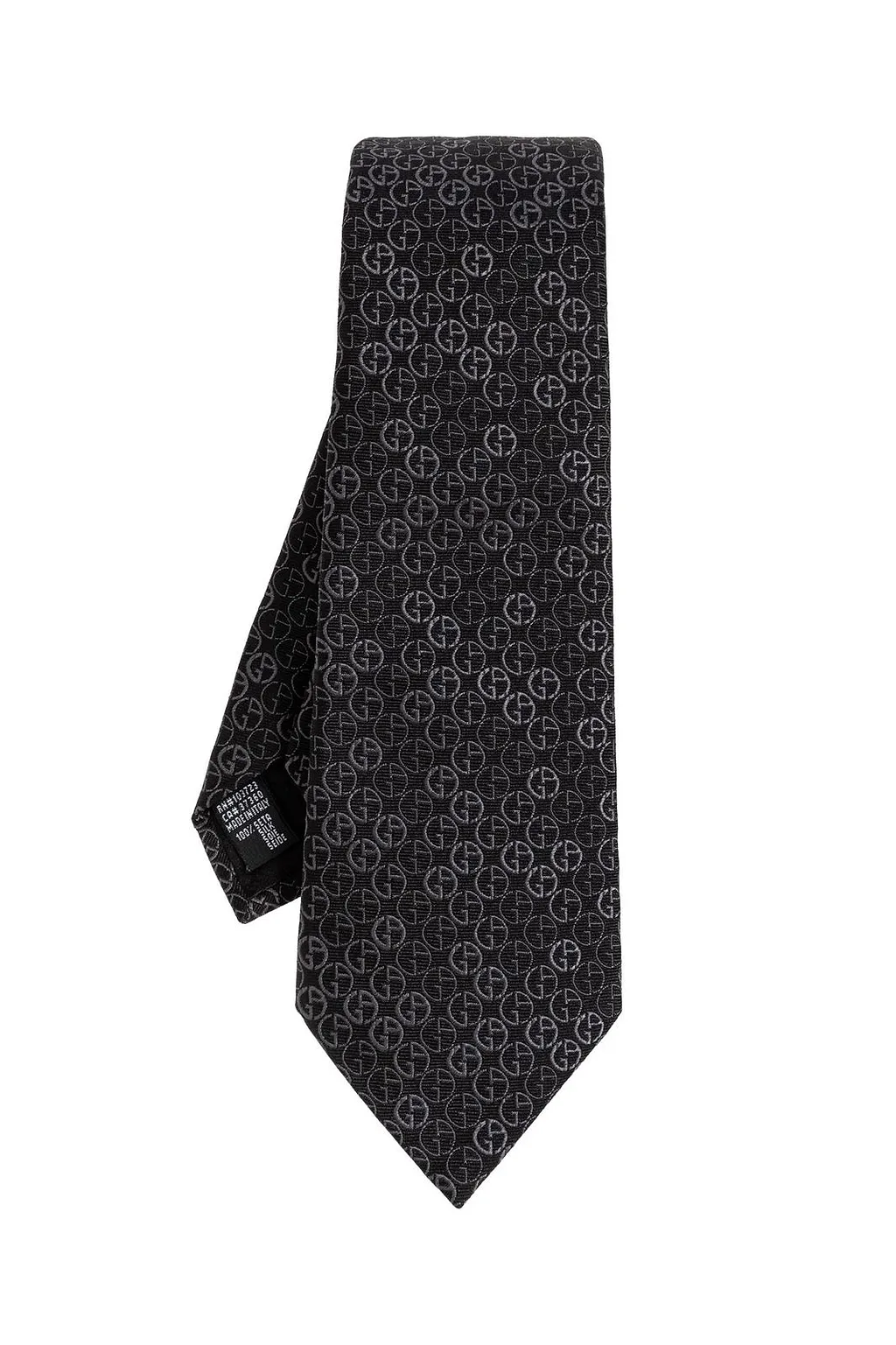 Giorgio Armani Monogram Pattern Tie