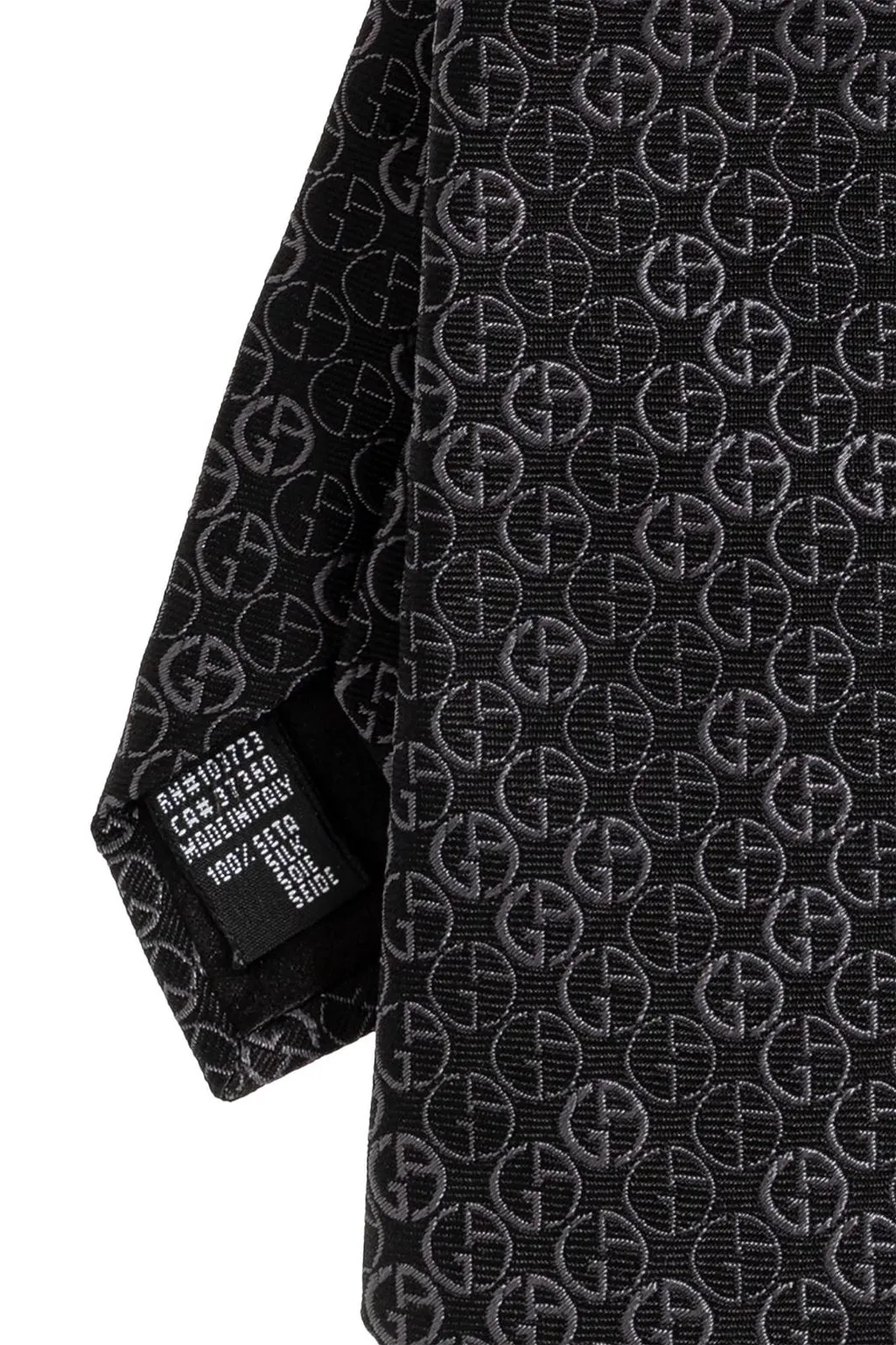 Giorgio Armani Monogram Pattern Tie