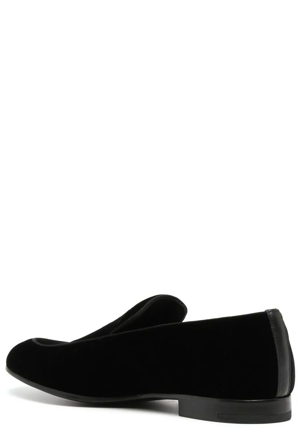 Giorgio Armani Monogram Slip-On Loafers