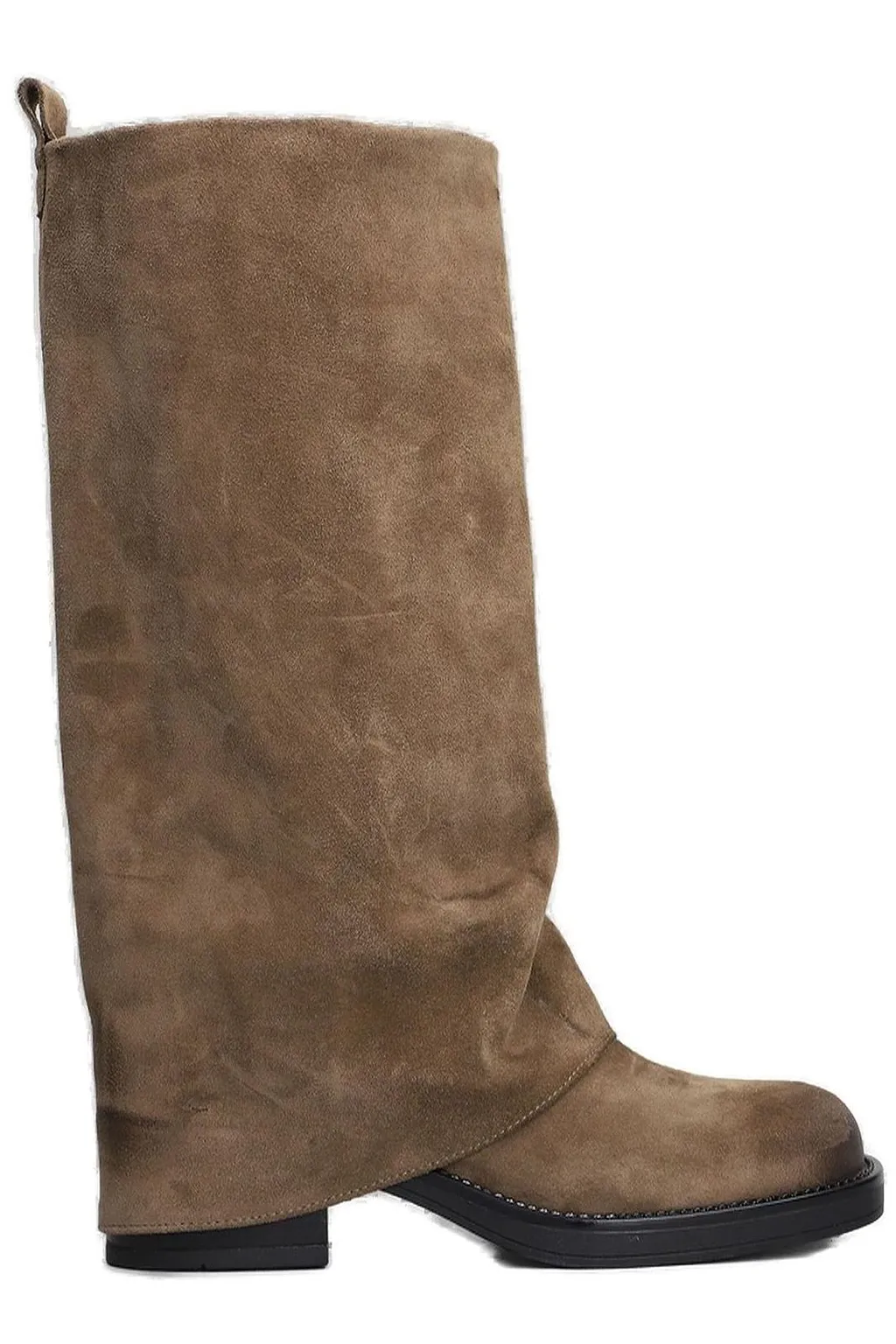Gisel Moire Manchester Low Heeled Boots