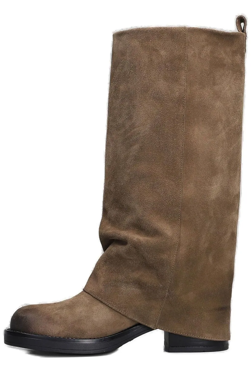 Gisel Moire Manchester Low Heeled Boots