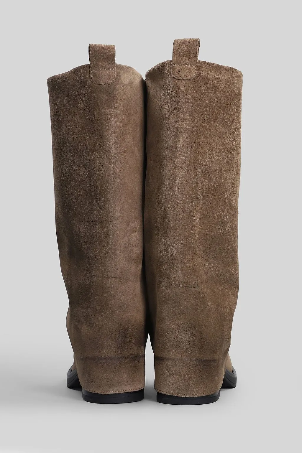 Gisel Moire Manchester Low Heeled Boots