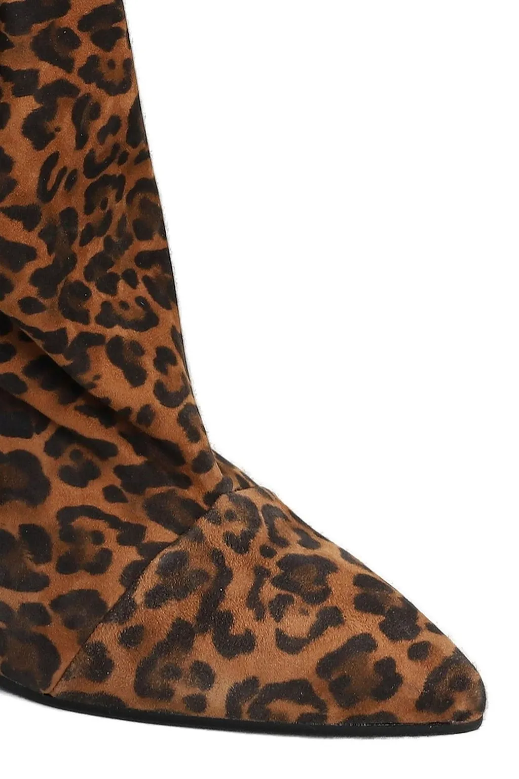 Miriam Printed Heeled Ankle Boots
