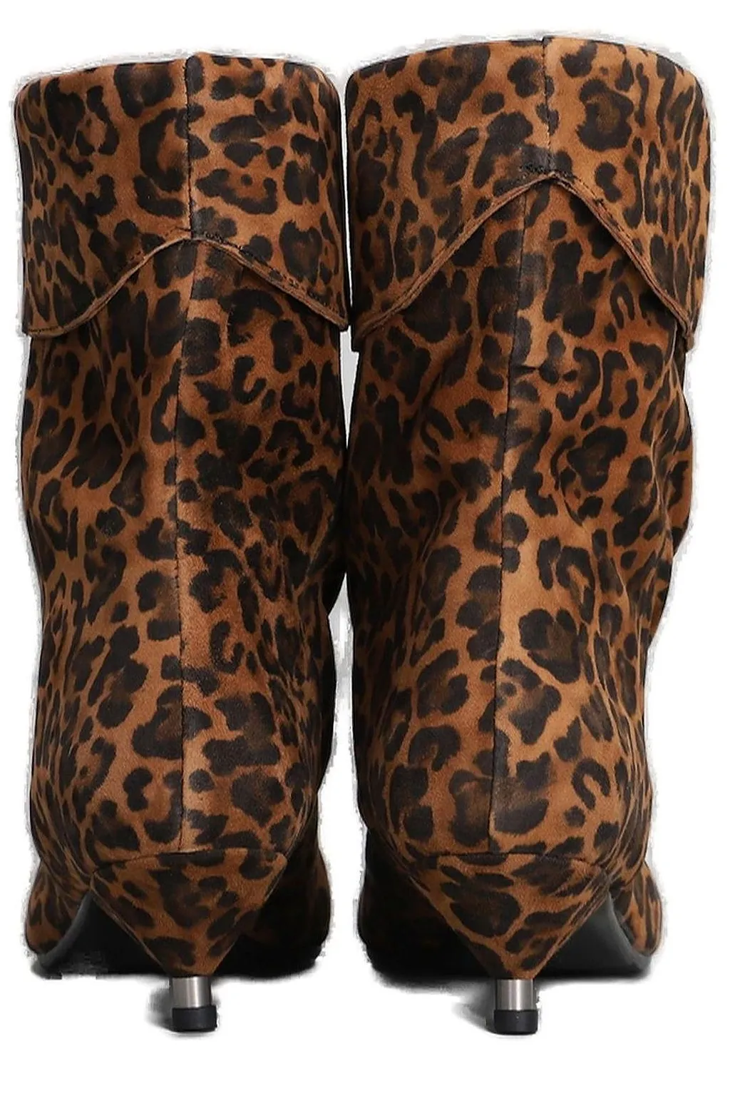 Miriam Printed Heeled Ankle Boots