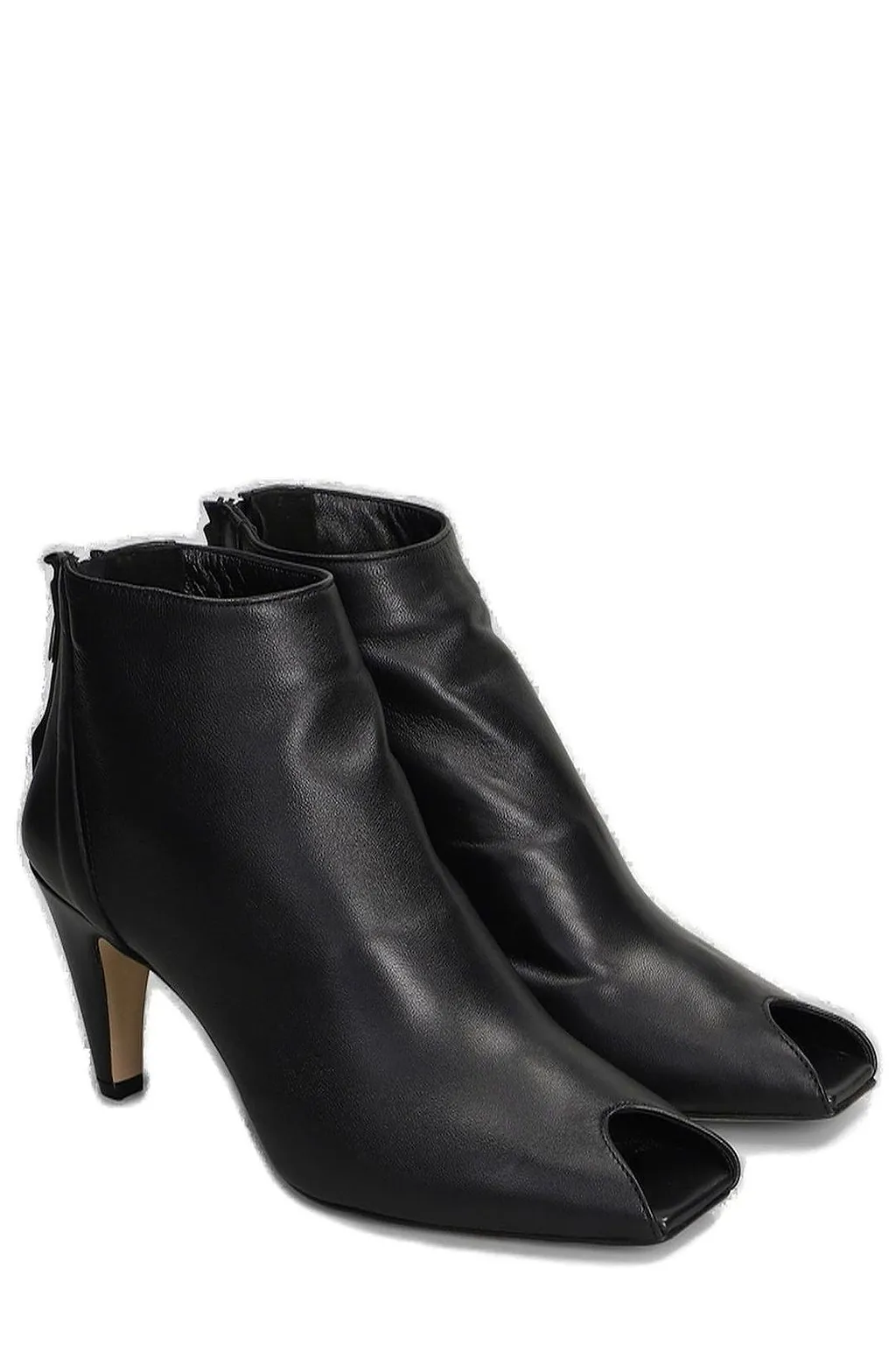 Gisel Moire Raffy Ankle Boots