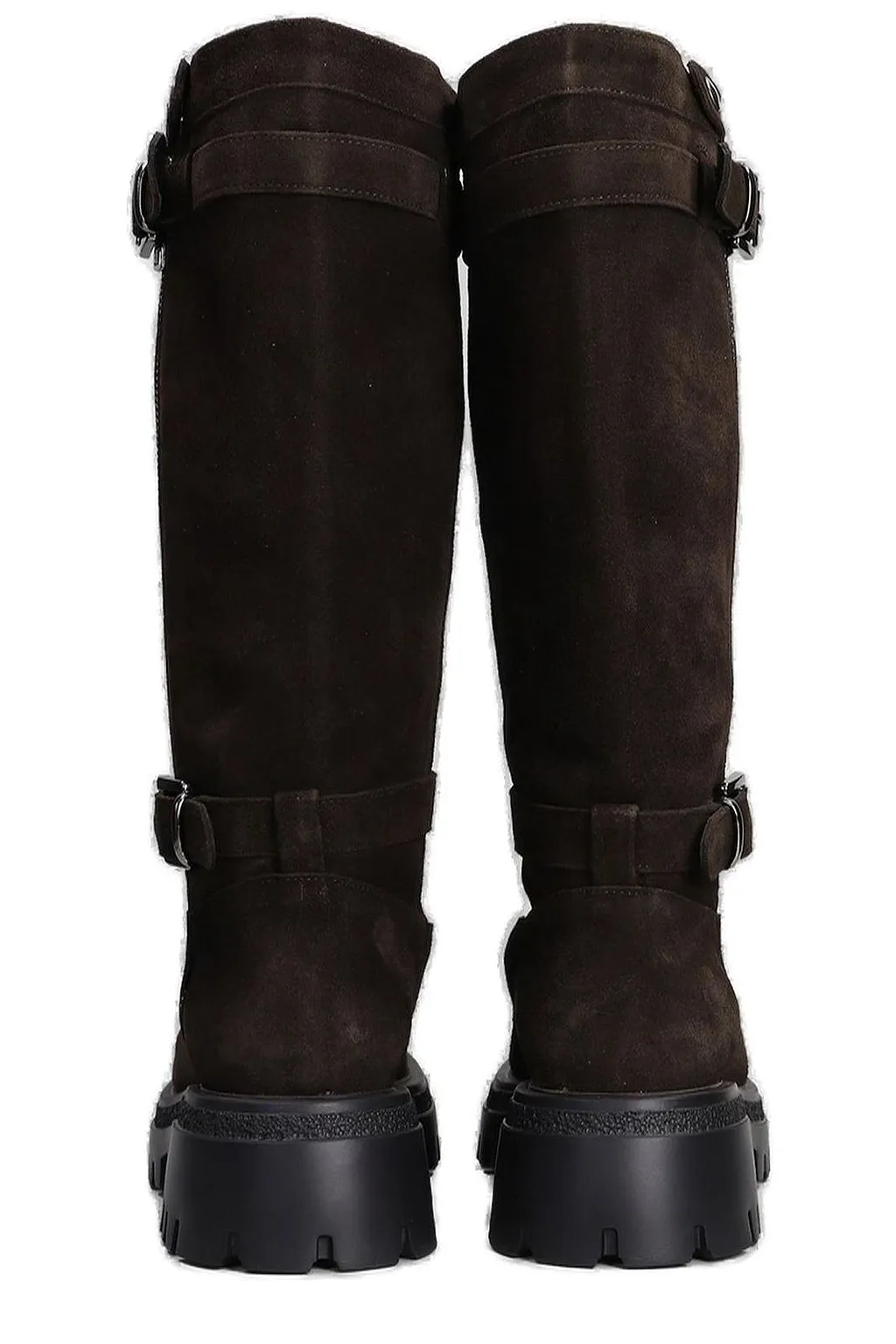 Gisel Moire Varsavia Low Heeled Biker Boots