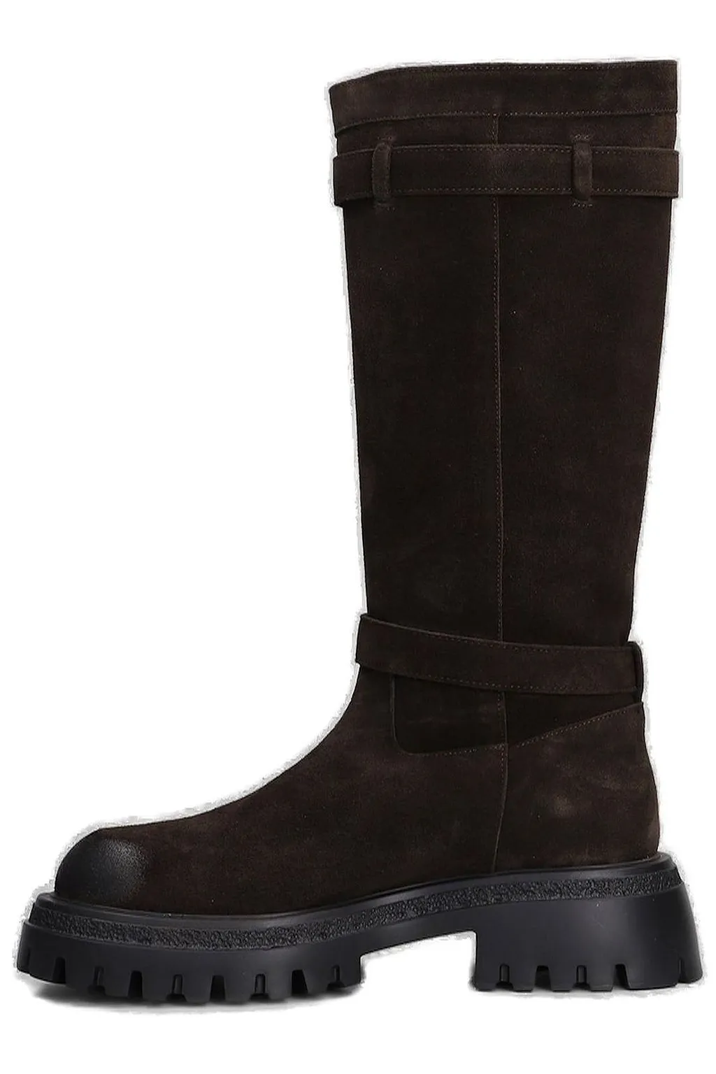 Gisel Moire Varsavia Low Heeled Biker Boots
