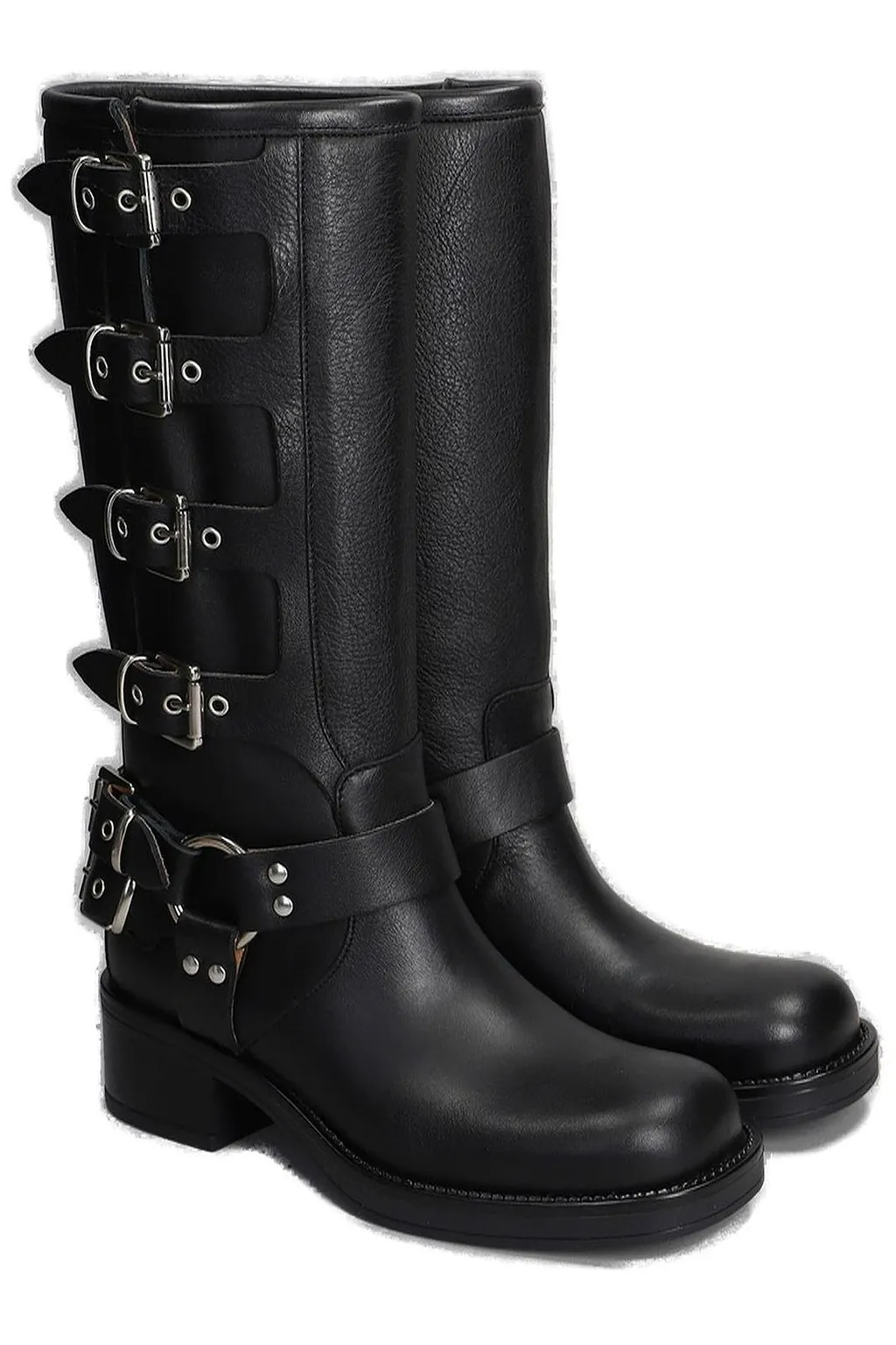Gisel Moire Windsor Biker Boots