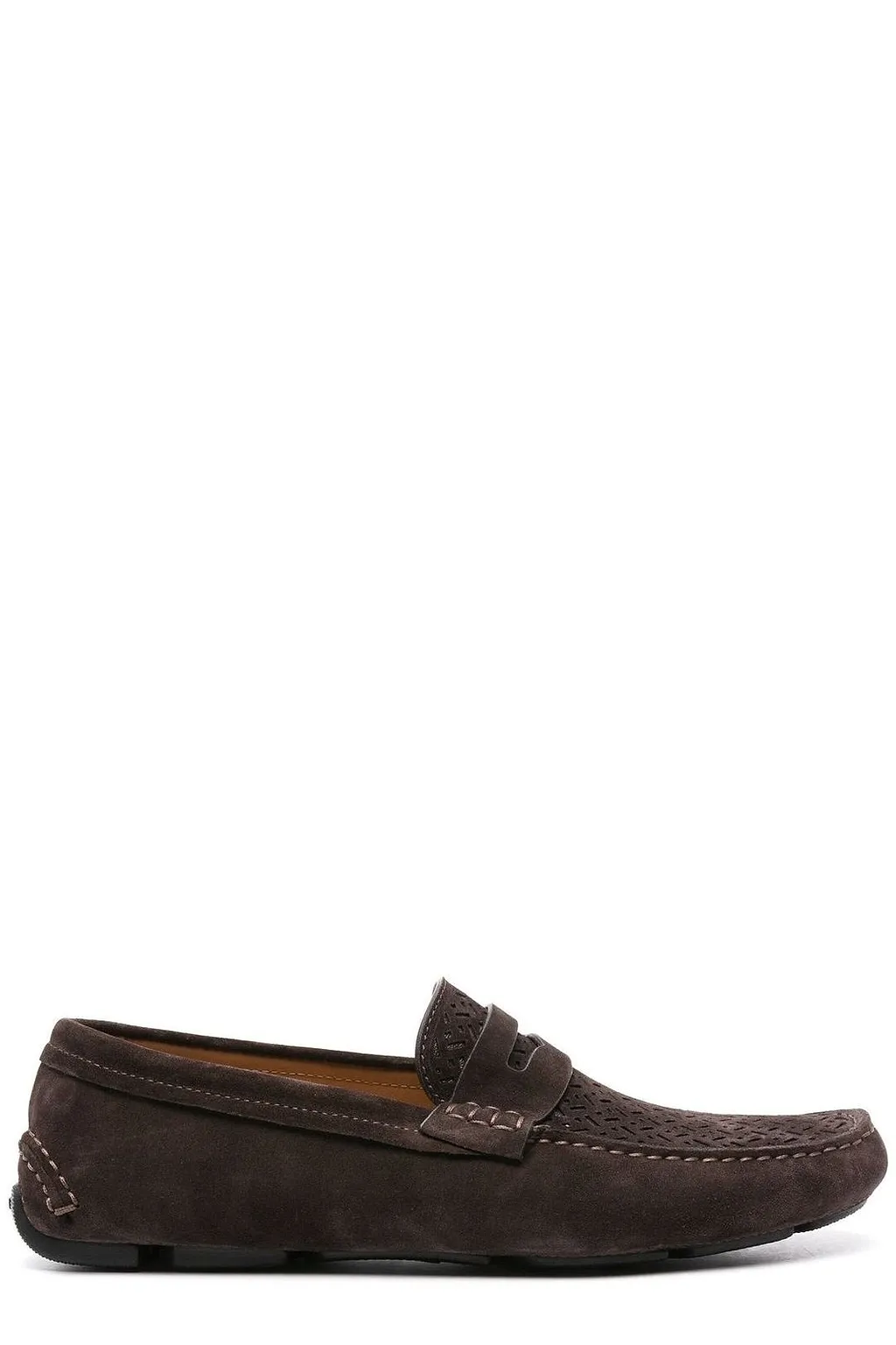 Giorgio Armani Perforated Driver Loafers