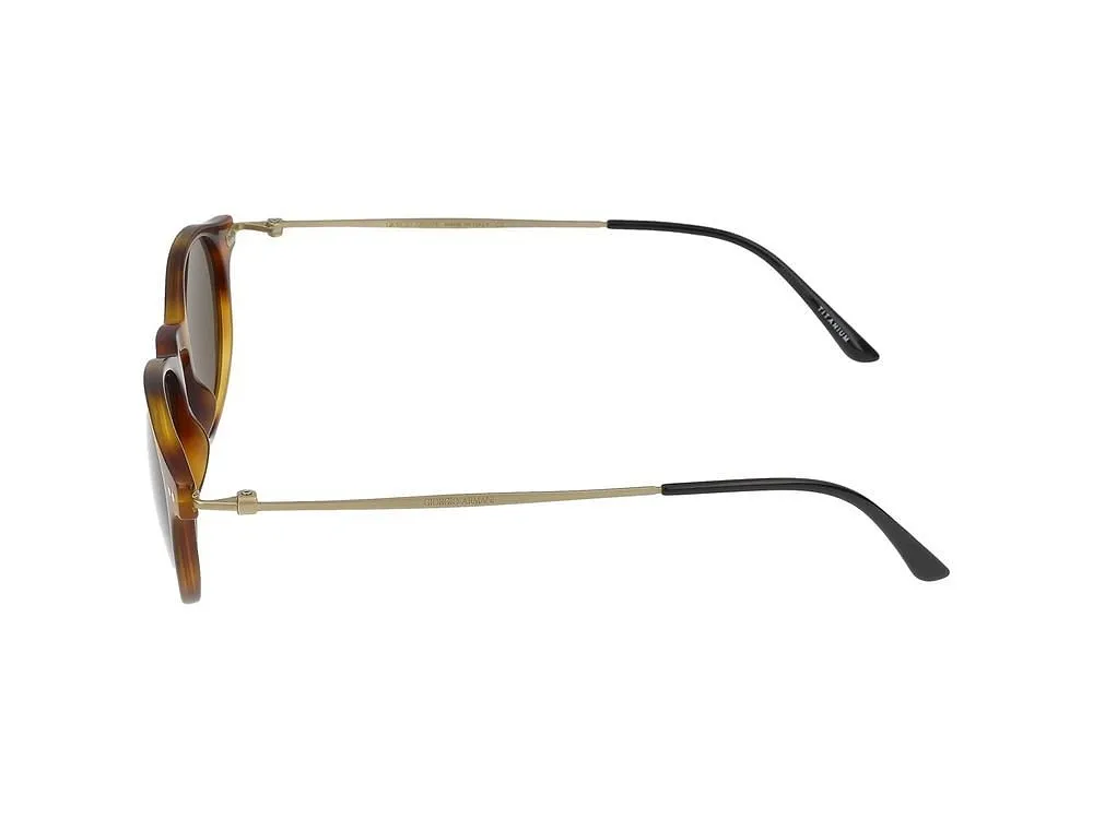 Giorgio Armani Round Glasses And Frames