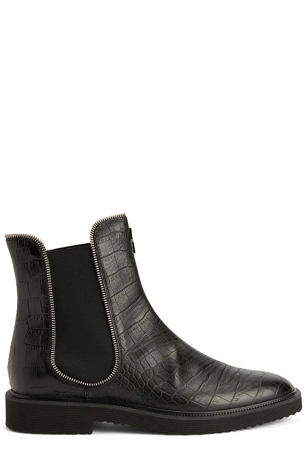 Giuseppe Zanotti Jaky Embossed Chelsea Boots