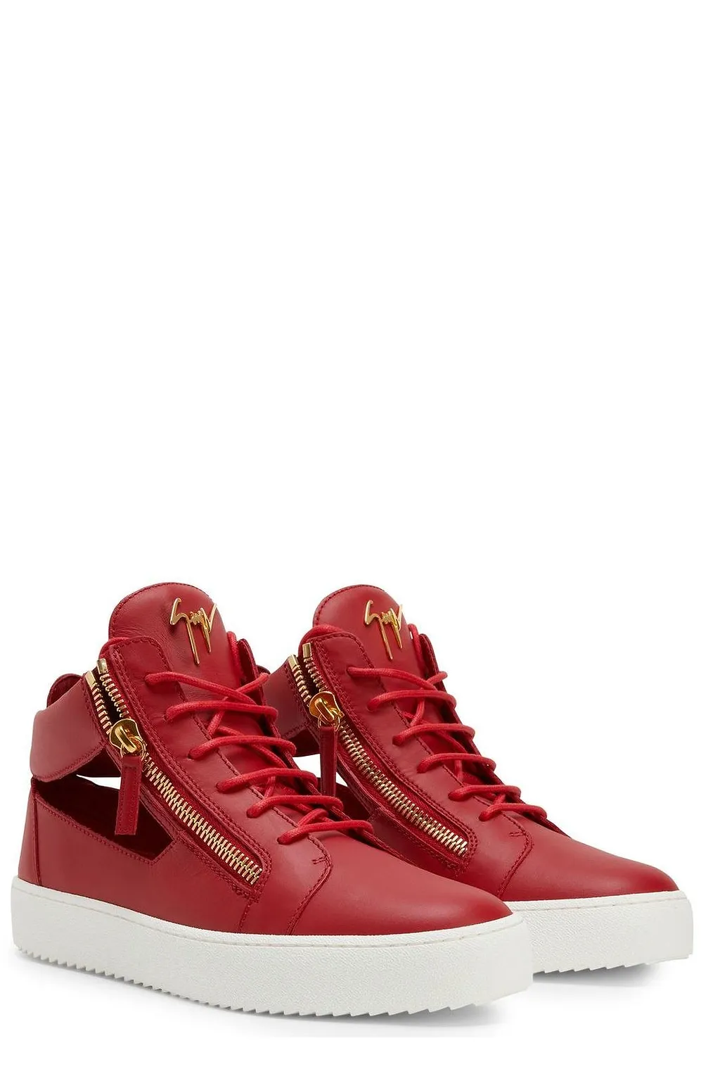 Giuseppe Zanotti Kriss Cut-Out High-Top Sneakers