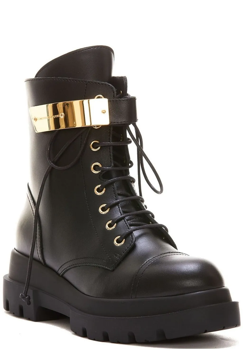 Giuseppe Zanotti Alexa Logo Engraved Lace-Up Boots