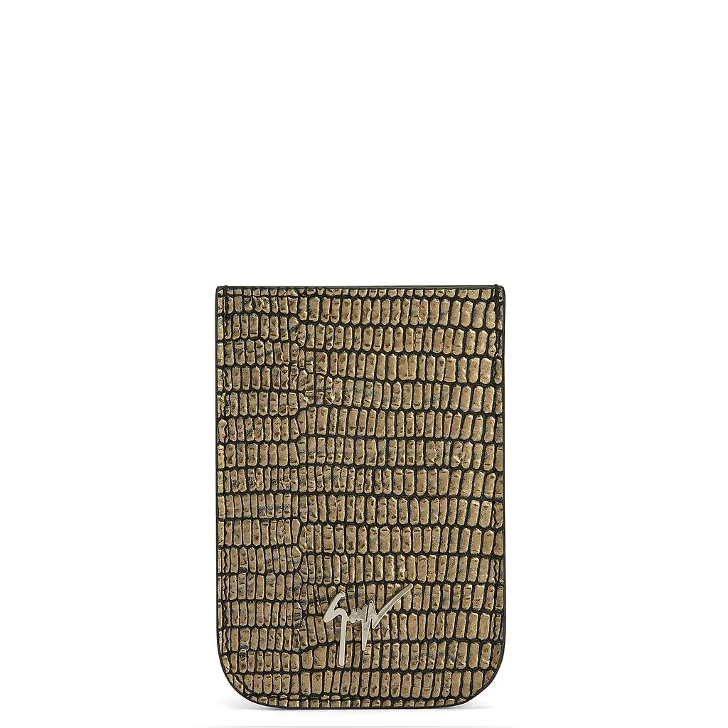 Giuseppe Zanotti Albert Logo Plaque Card Case