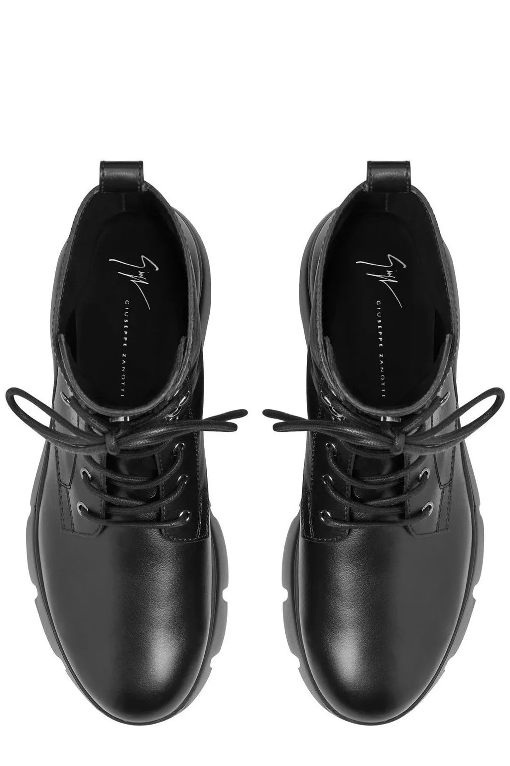 Apocalypse Round Toe Lace-Up Boots