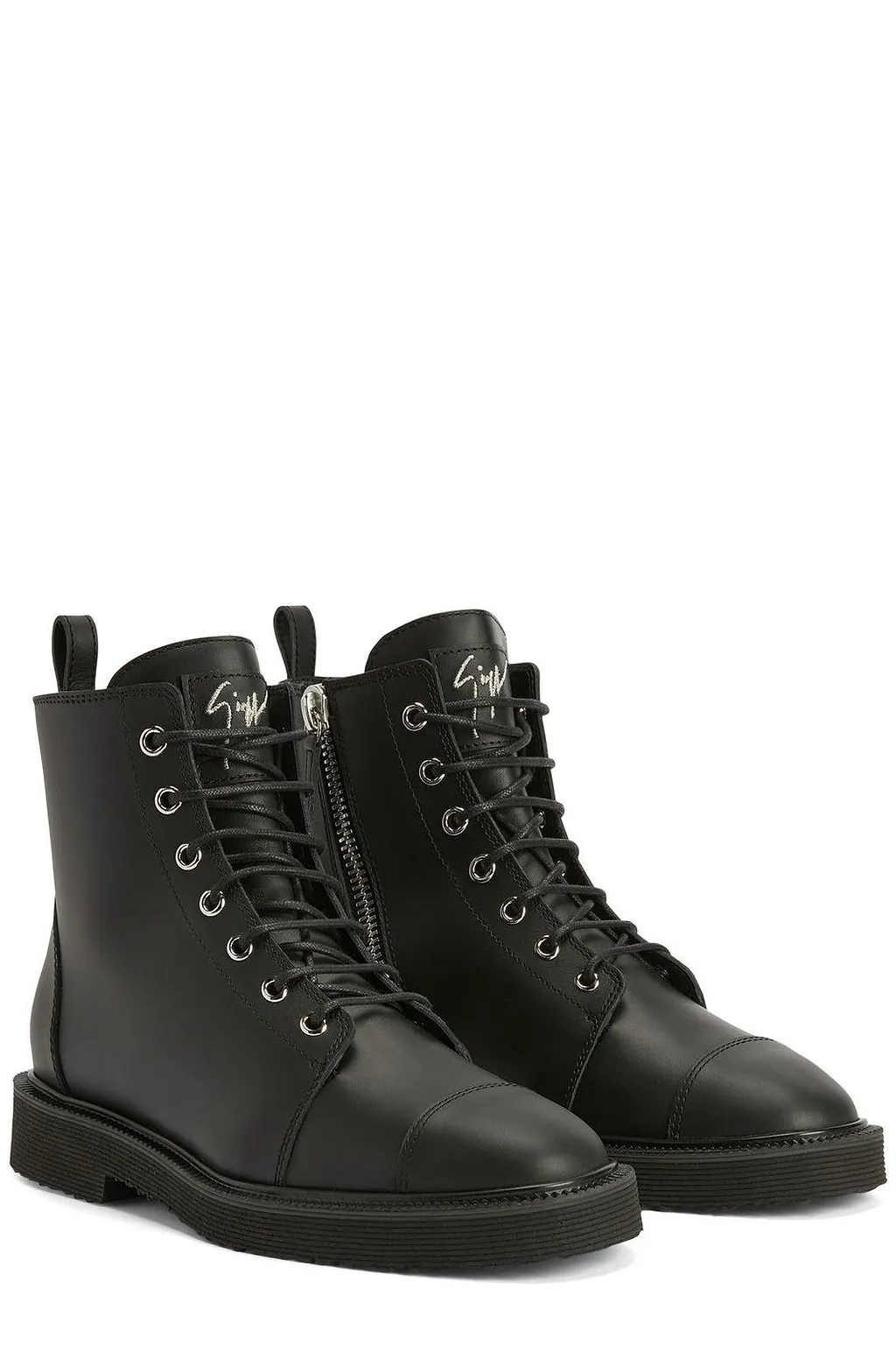 Giuseppe Zanotti Thora Lace-Up Biker Boots