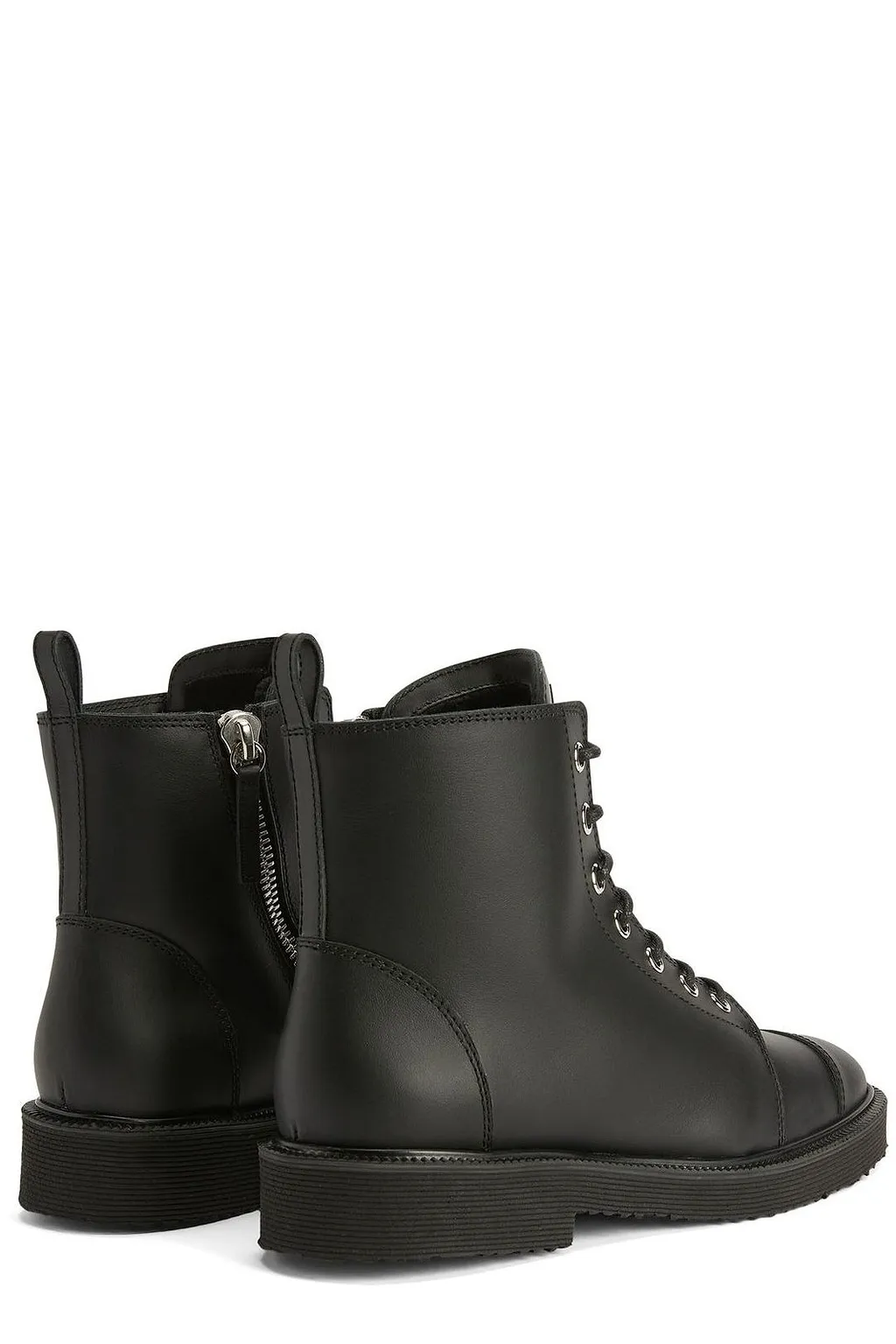 Giuseppe Zanotti Thora Lace-Up Biker Boots