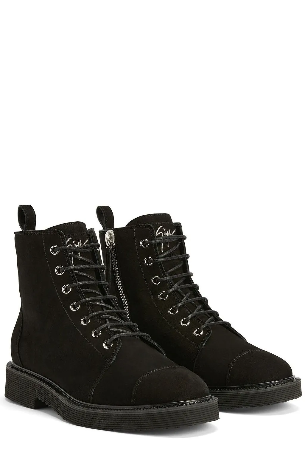 Giuseppe Zanotti Thora Lace-Up Biker Boots