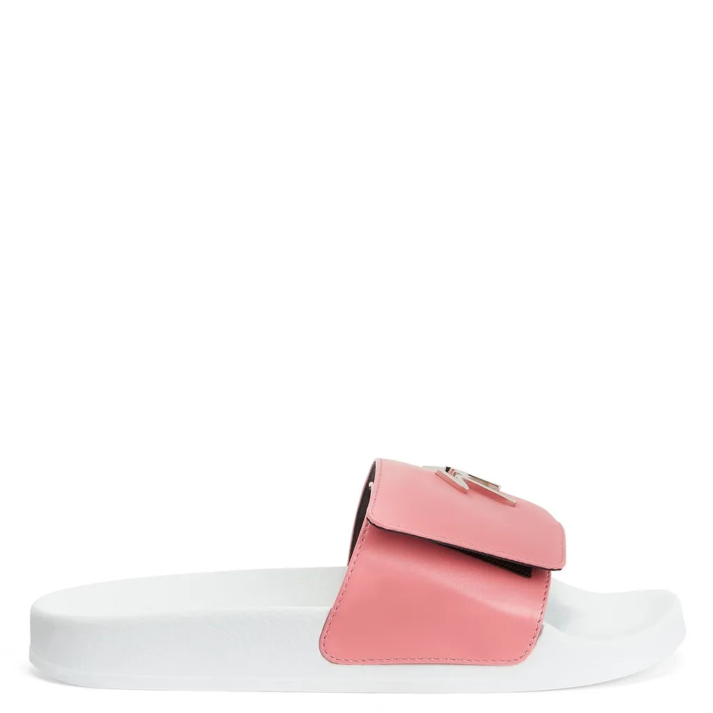 Giuseppe Zanotti New Brett Logo Slide Sandals