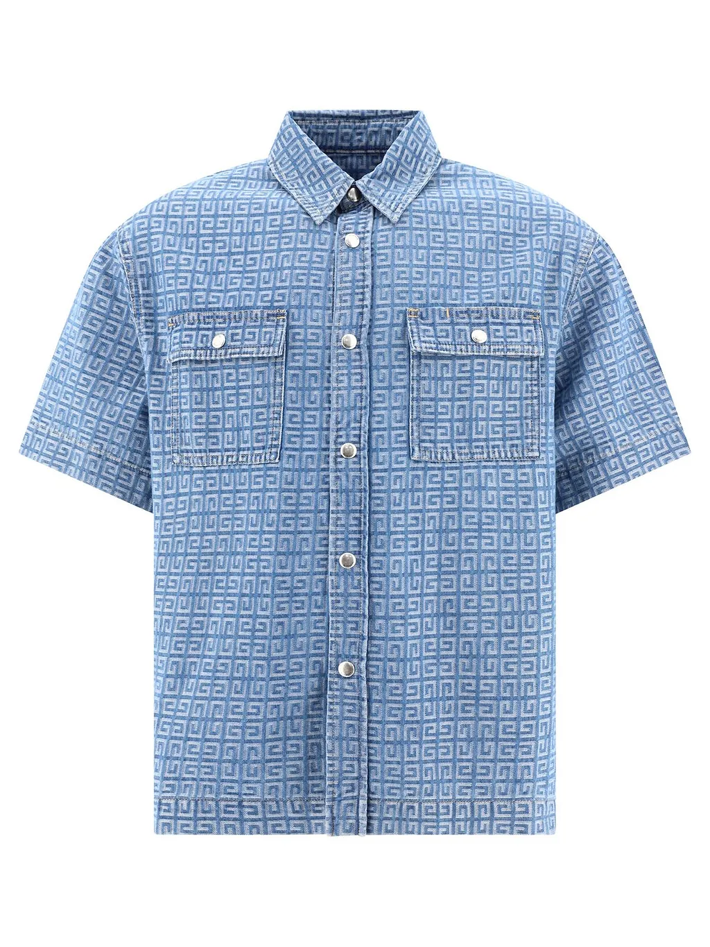 Givenchy 4G Boxy Fit Denim Shirt