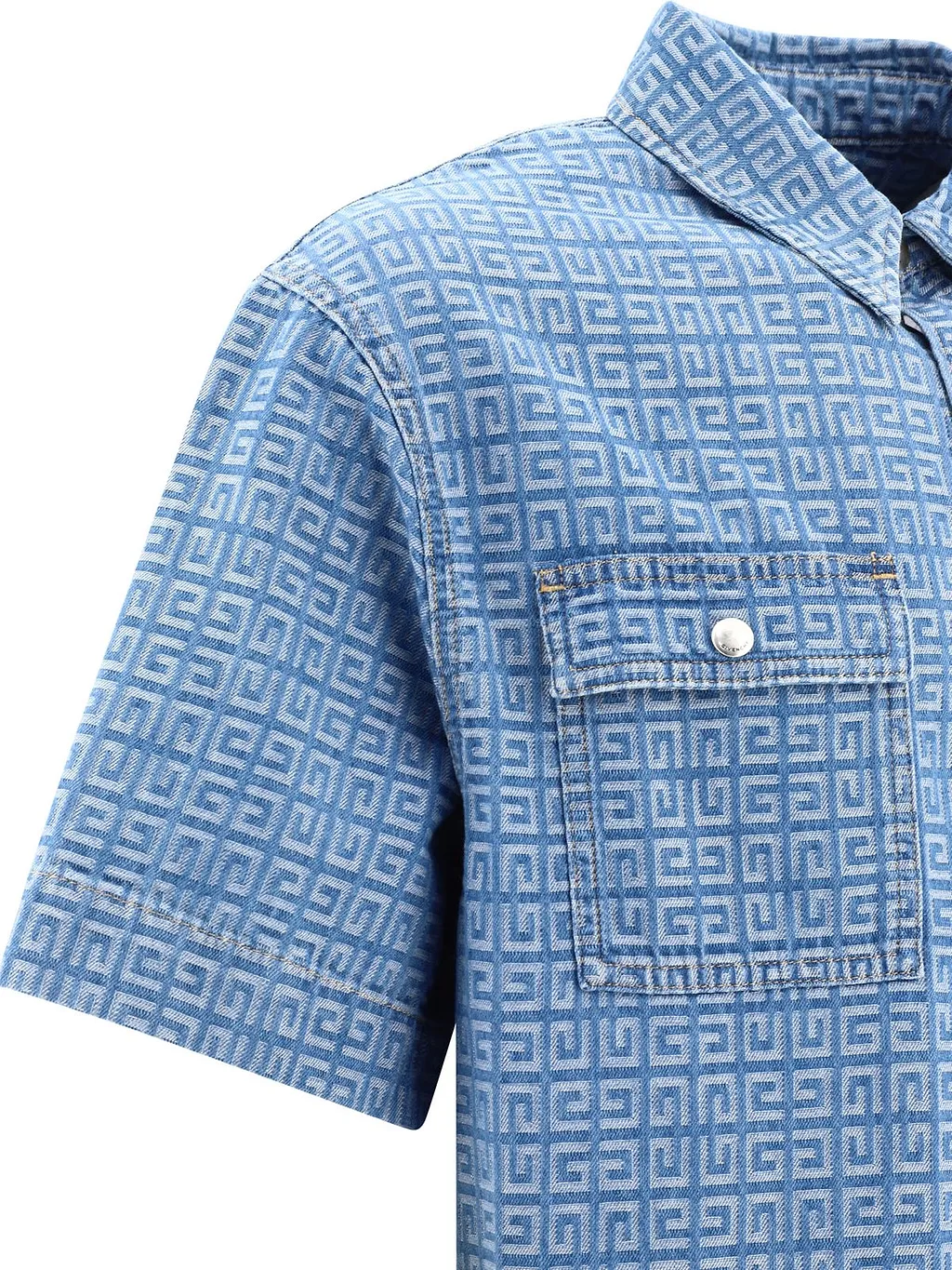 Givenchy 4G Boxy Fit Denim Shirt