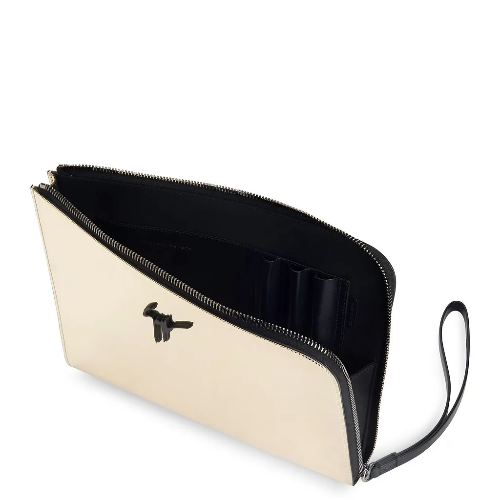 Giuseppe Zanotti Zip-Up Clutch Bag