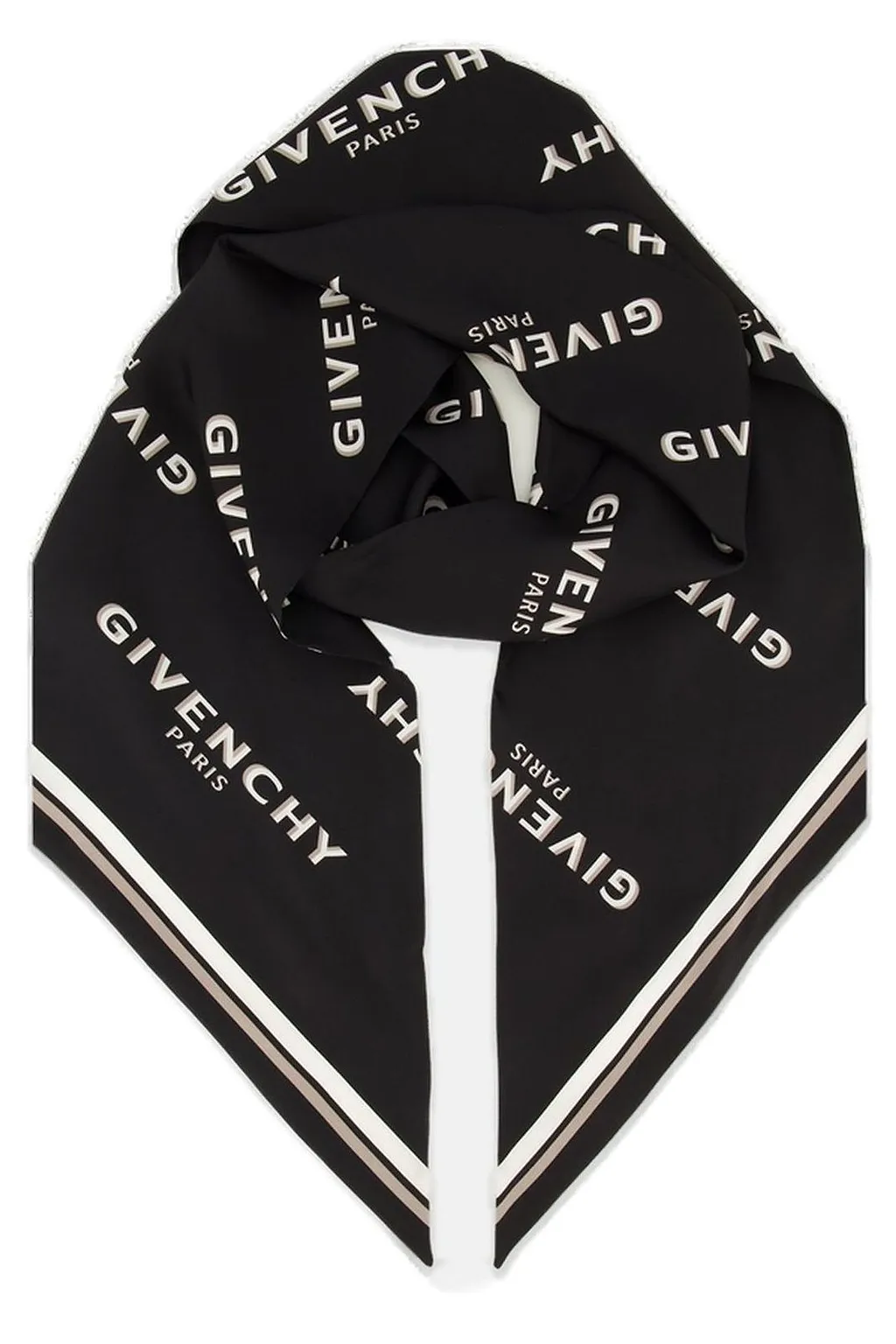 Givenchy Shadow Logo Maxi Bandeau Scarf
