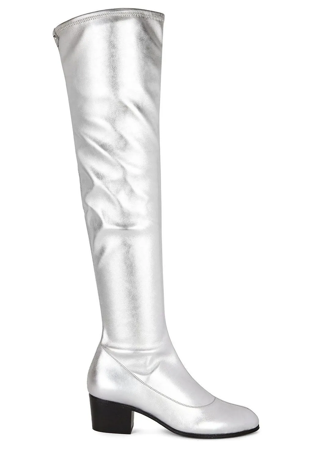 Portland Metallic Effect Knee-Length Boots
