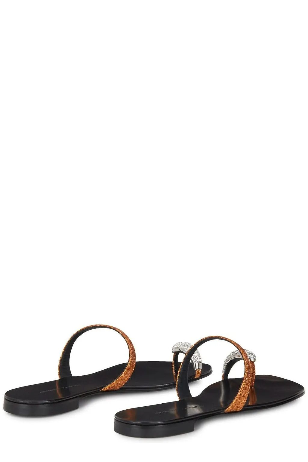 Giuseppe Zanotti Ring Embellished Flat Sandals