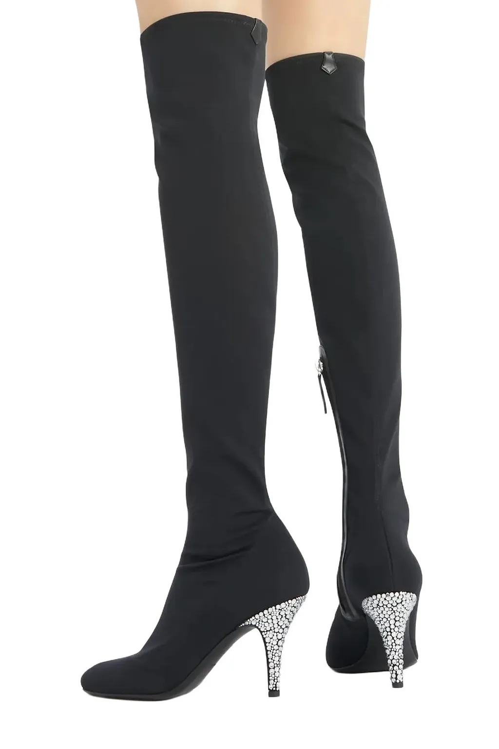 Giuseppe Zanotti Calixtee Rhinestone-Heel Boots