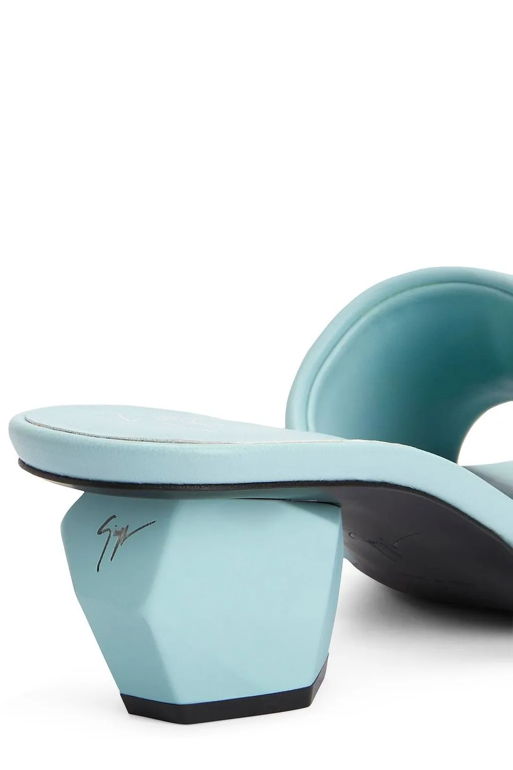 Giuseppe Zanotti Rozalie Low-Heel Slip-On Sandals