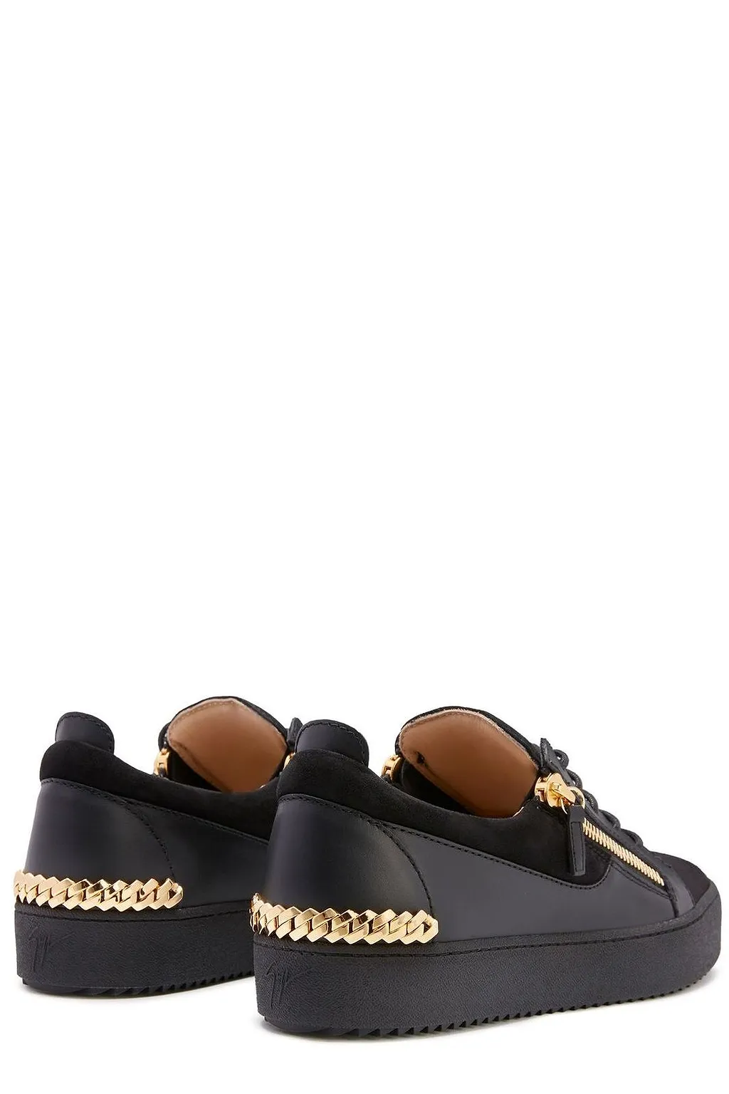 Giuseppe Zanotti Round Toe Lace-Up Sneakers