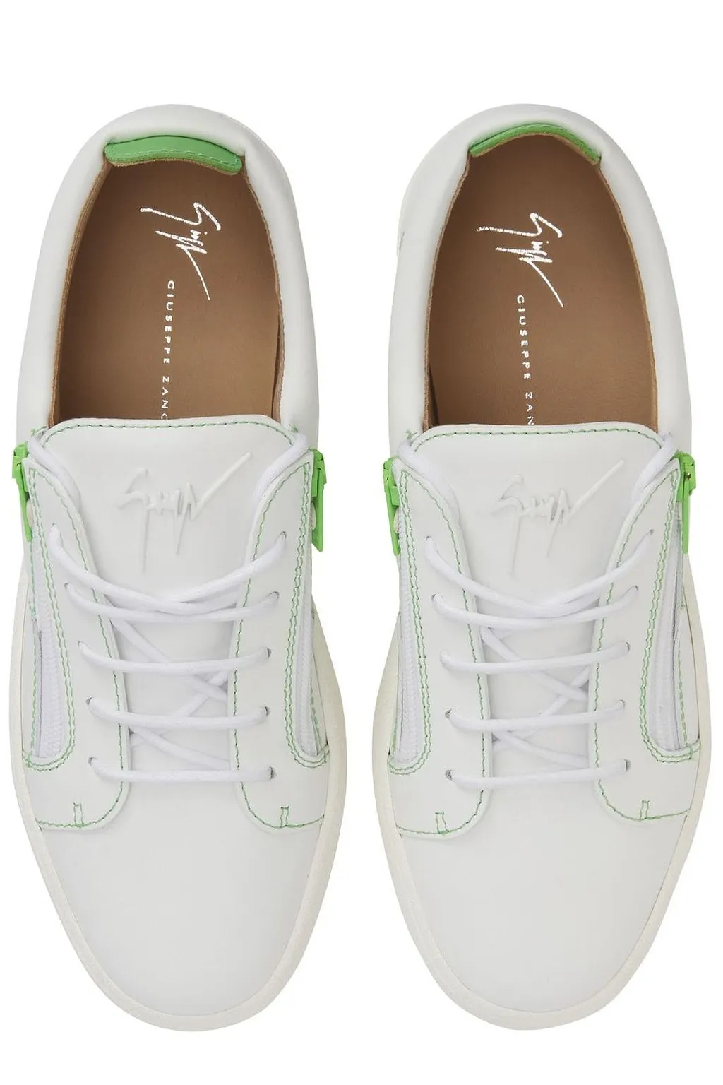 Giuseppe Zanotti Round Toe Lace-Up Sneakers