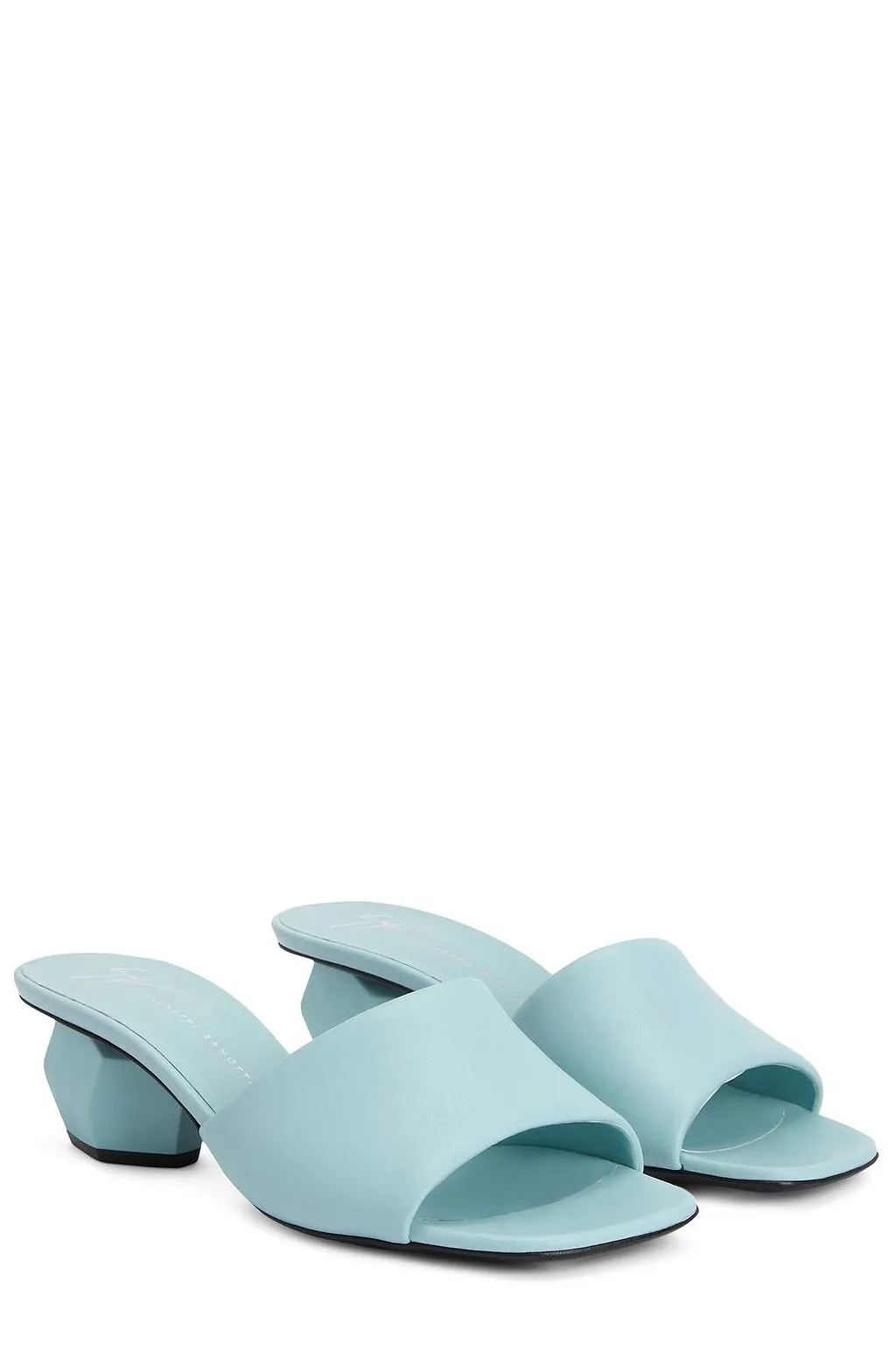 Giuseppe Zanotti Rozalie Low-Heel Slip-On Sandals