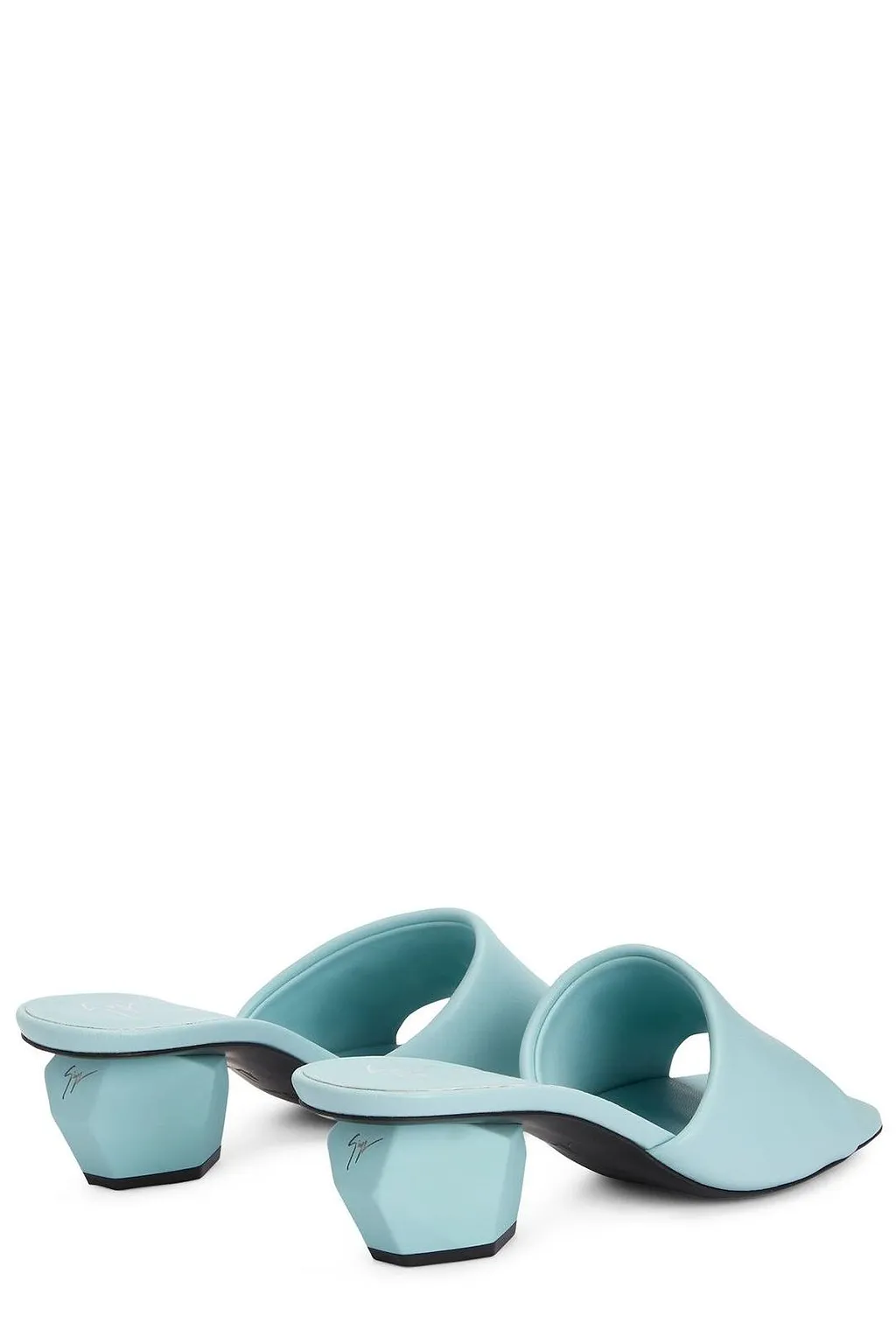 Giuseppe Zanotti Rozalie Low-Heel Slip-On Sandals
