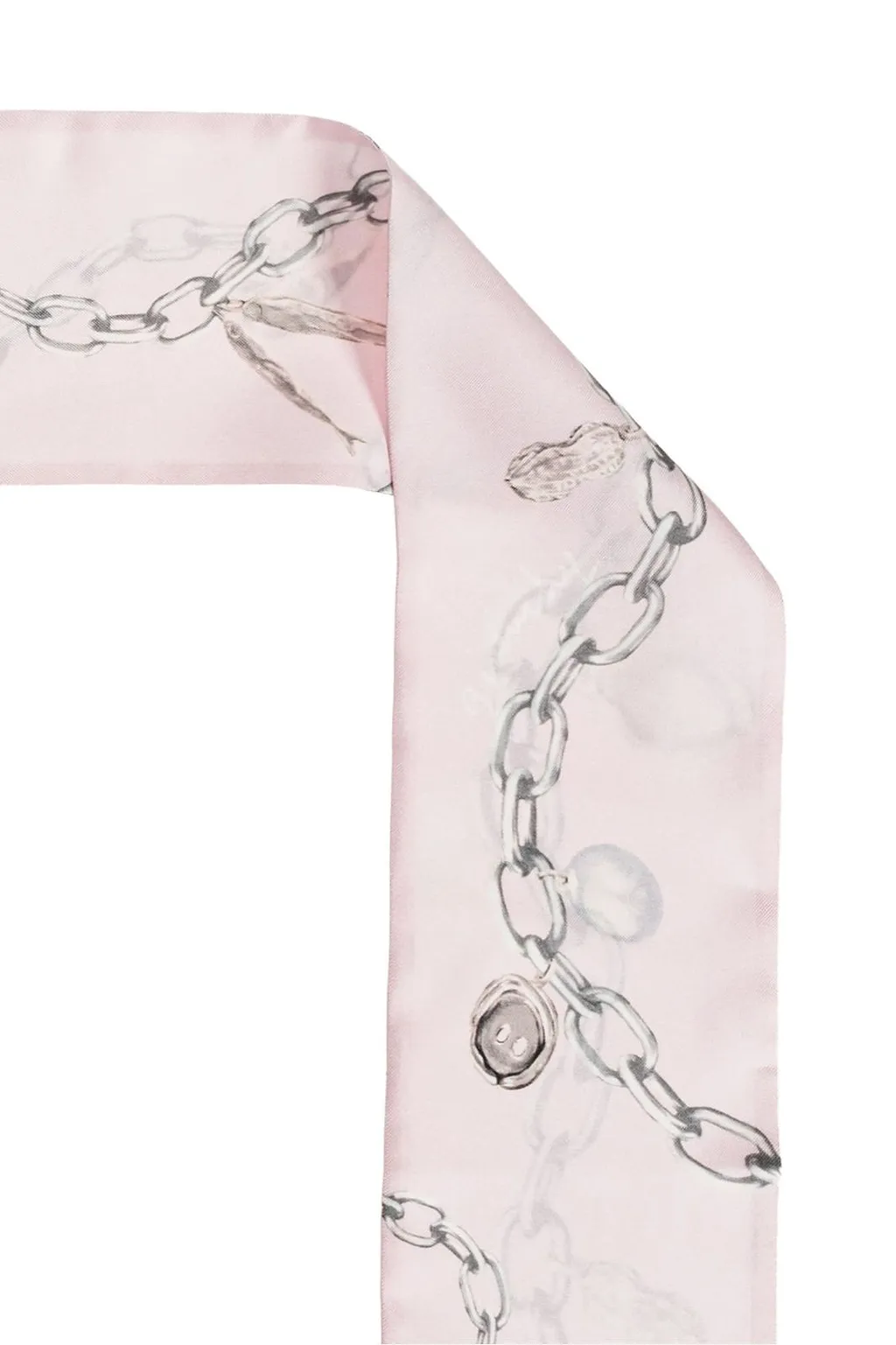 Chain Print Silk Scarf