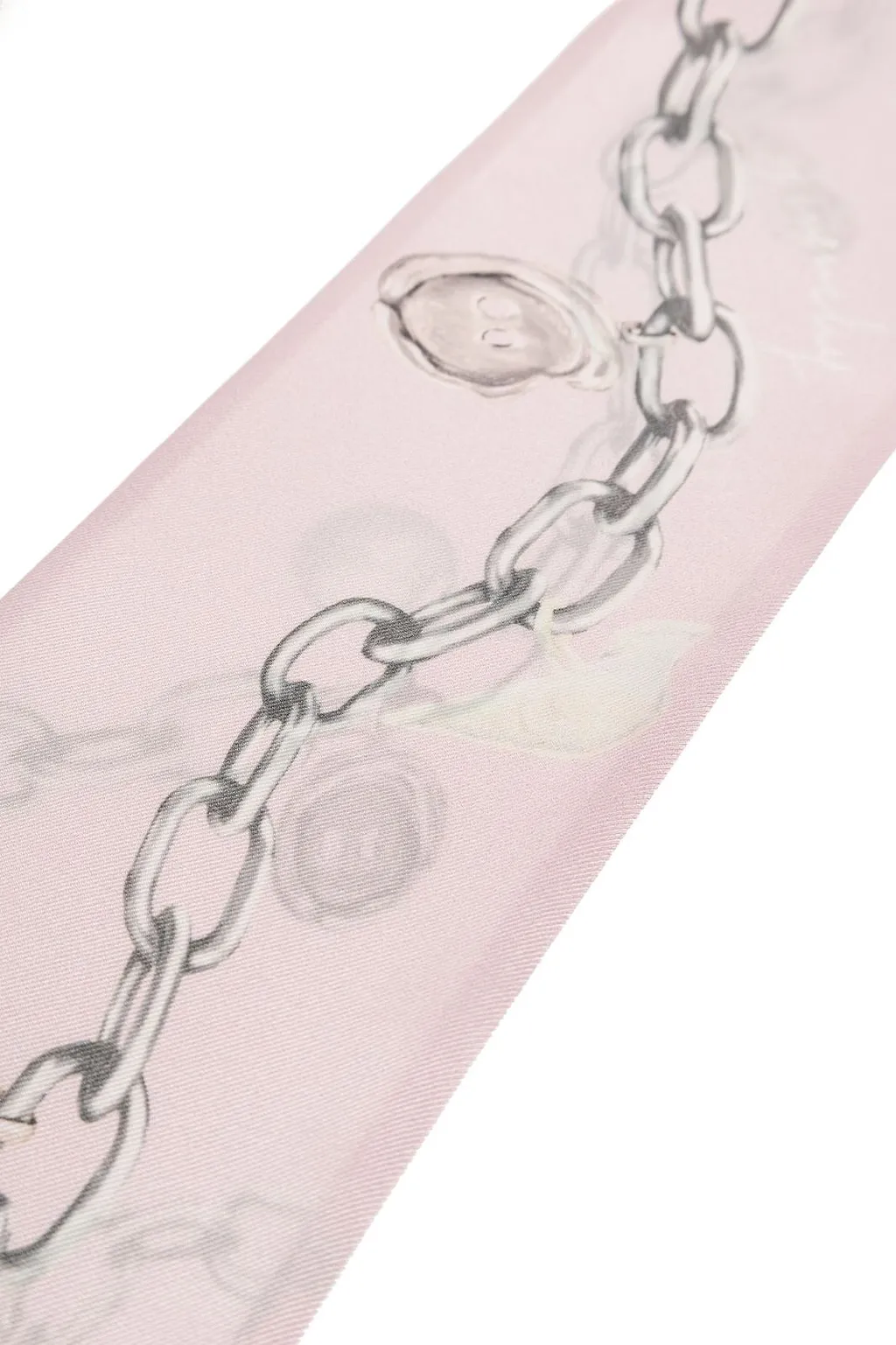 Chain Print Silk Scarf
