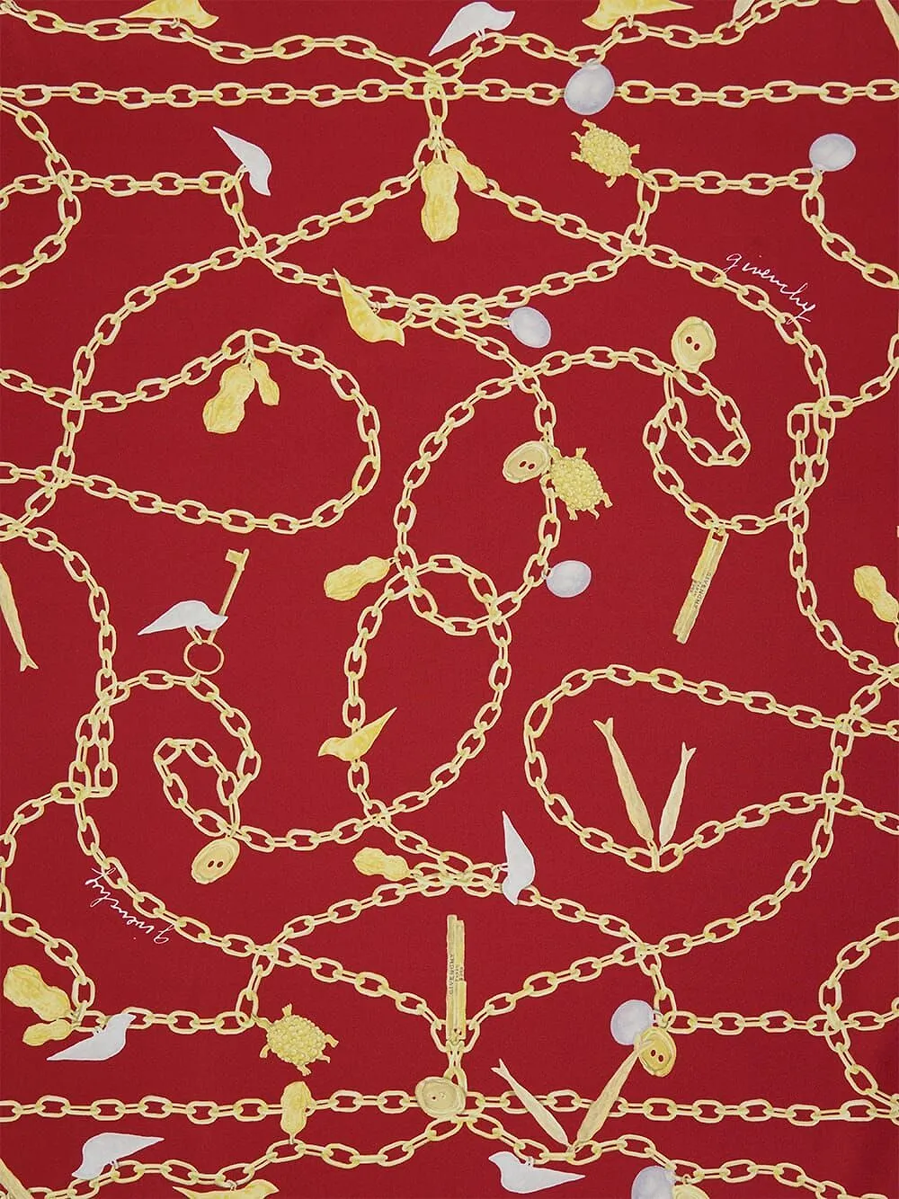 Givenchy Chain-Link Printed Scarf