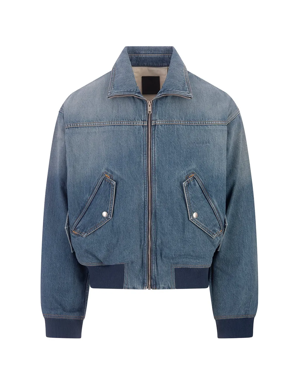 Givenchy Denim Bomber Jacket