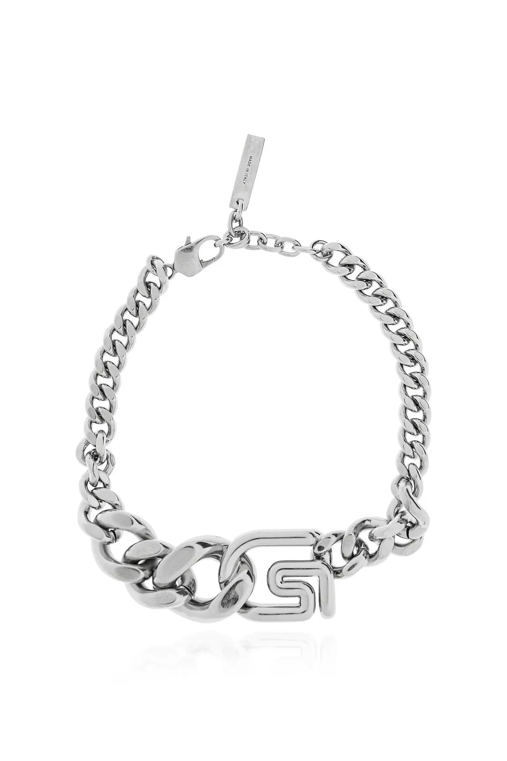 Logo Plaque Chained Bracelet